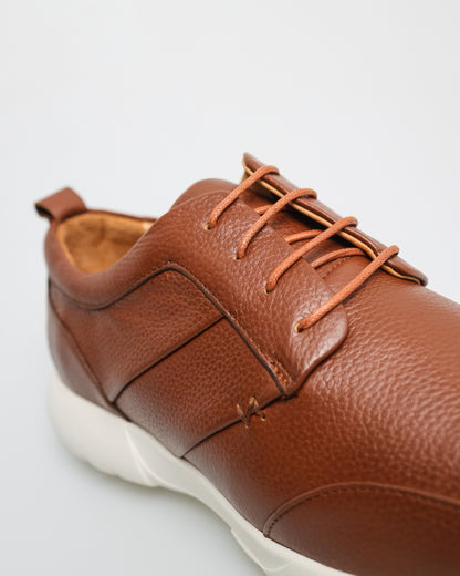 Tomaz C576 Men's Casual Lace-up Sneaker (Brown)