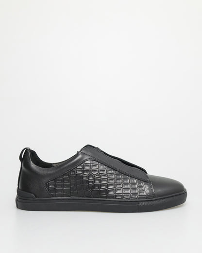 Tomaz C585 Men's Triple Stitch Sneaker (Black)
