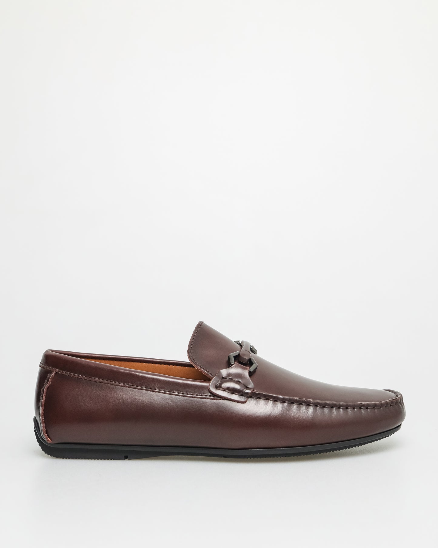 Tomaz C527 Men's Buckle Moccasins (Coffee)