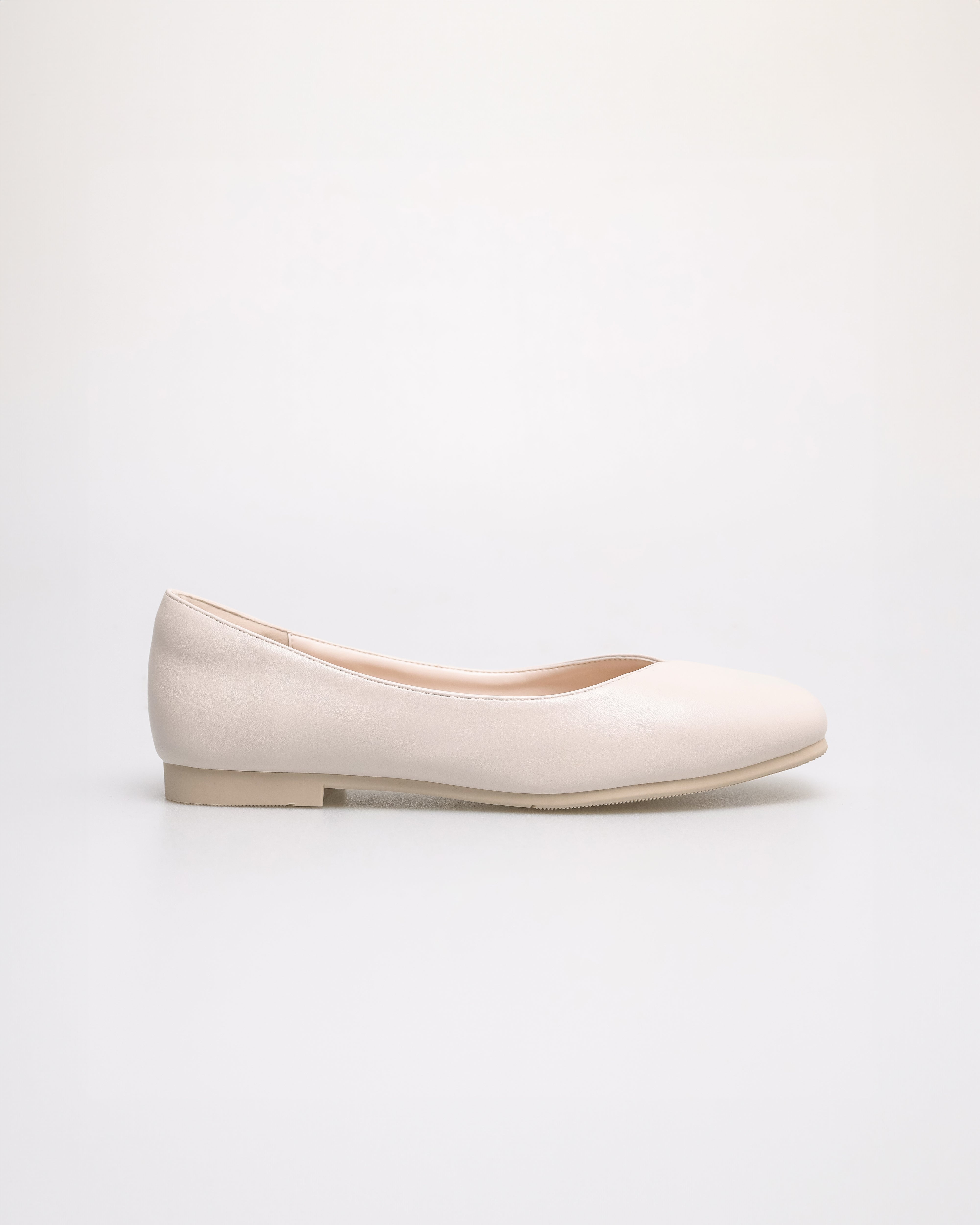 Tomaz NN461 Ladies Squared Flats (Cream)