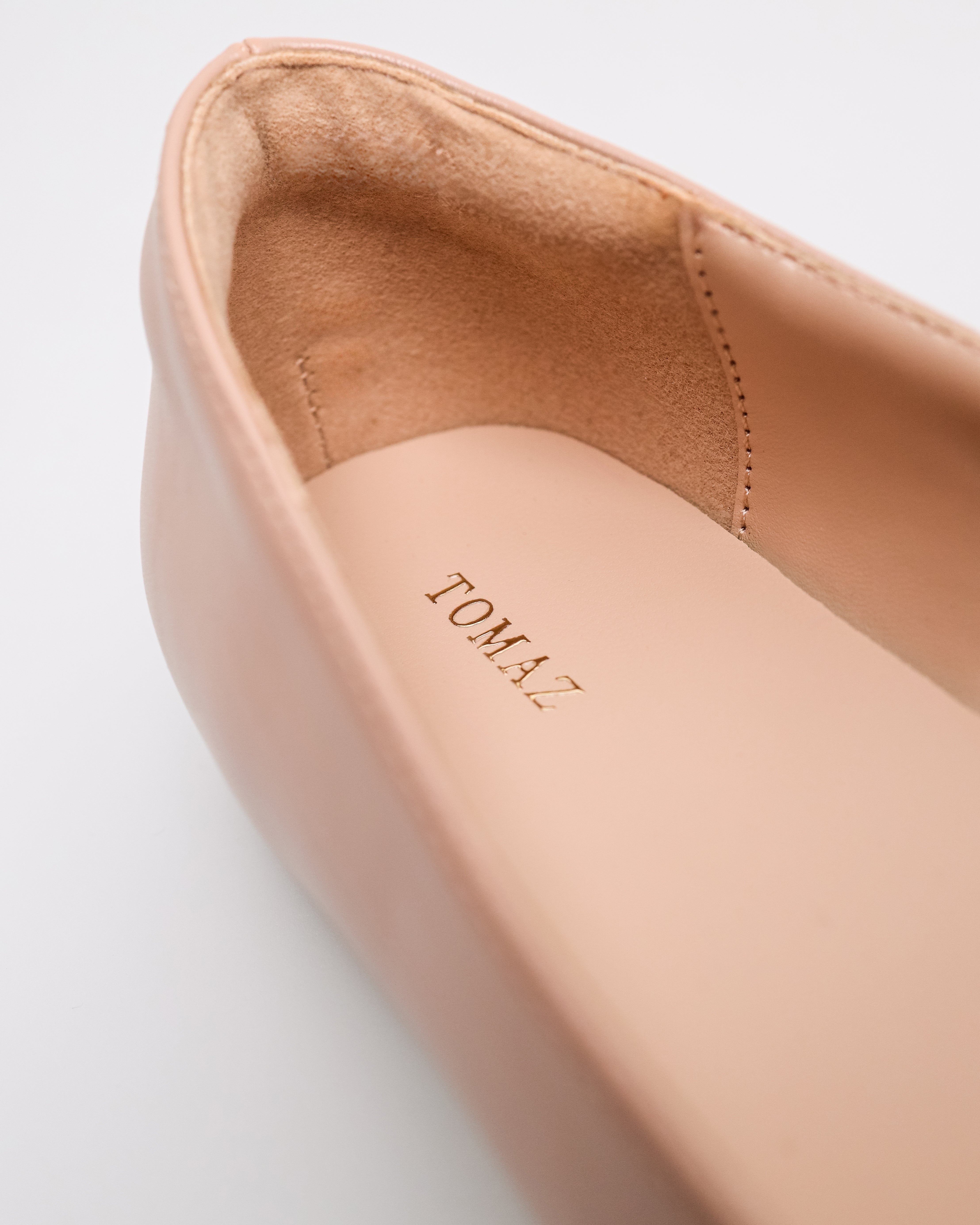 Tomaz NN461 Ladies Squared Flats (Nude)