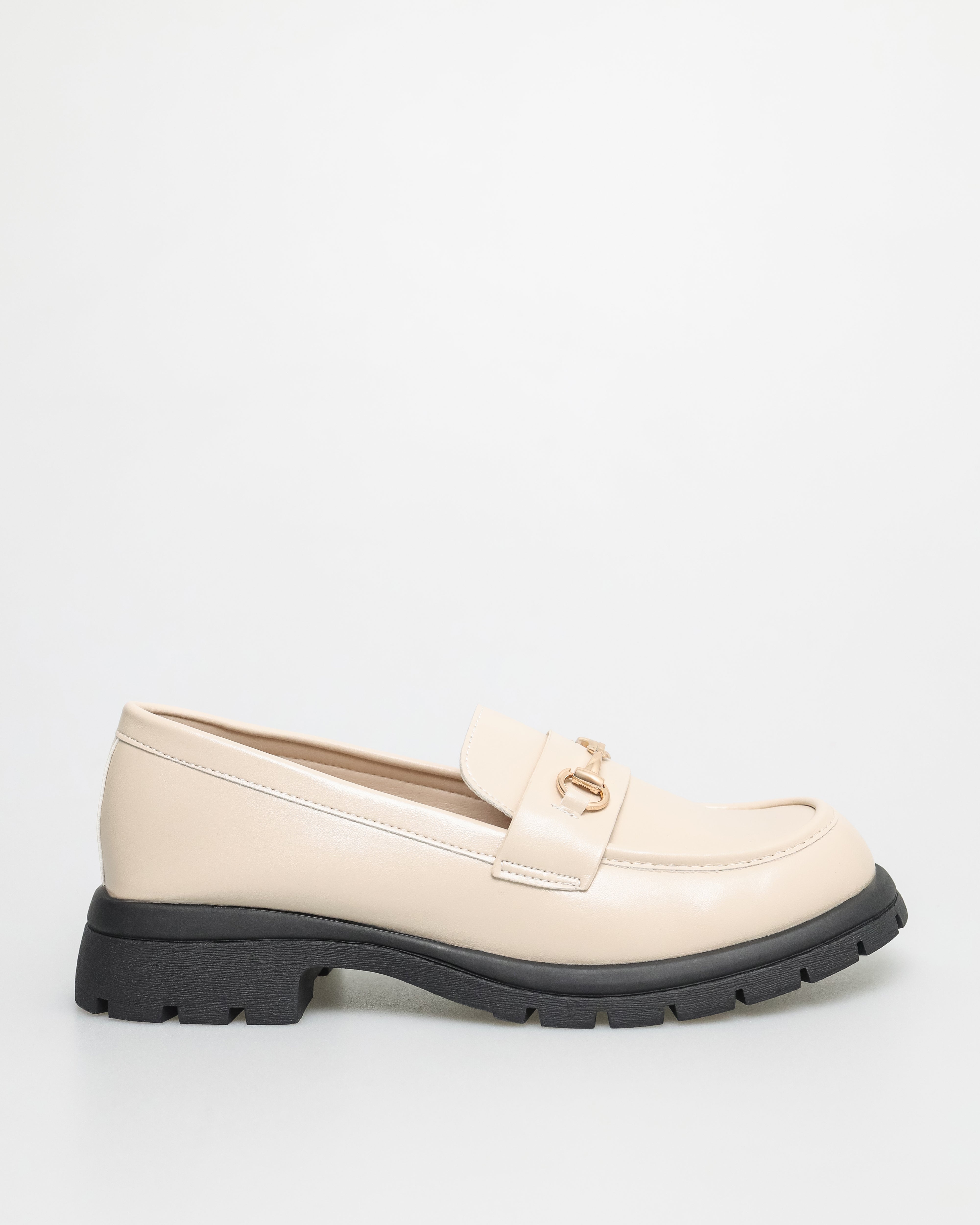 Tomaz NN191 Ladies Buckle Loafer (Cream)