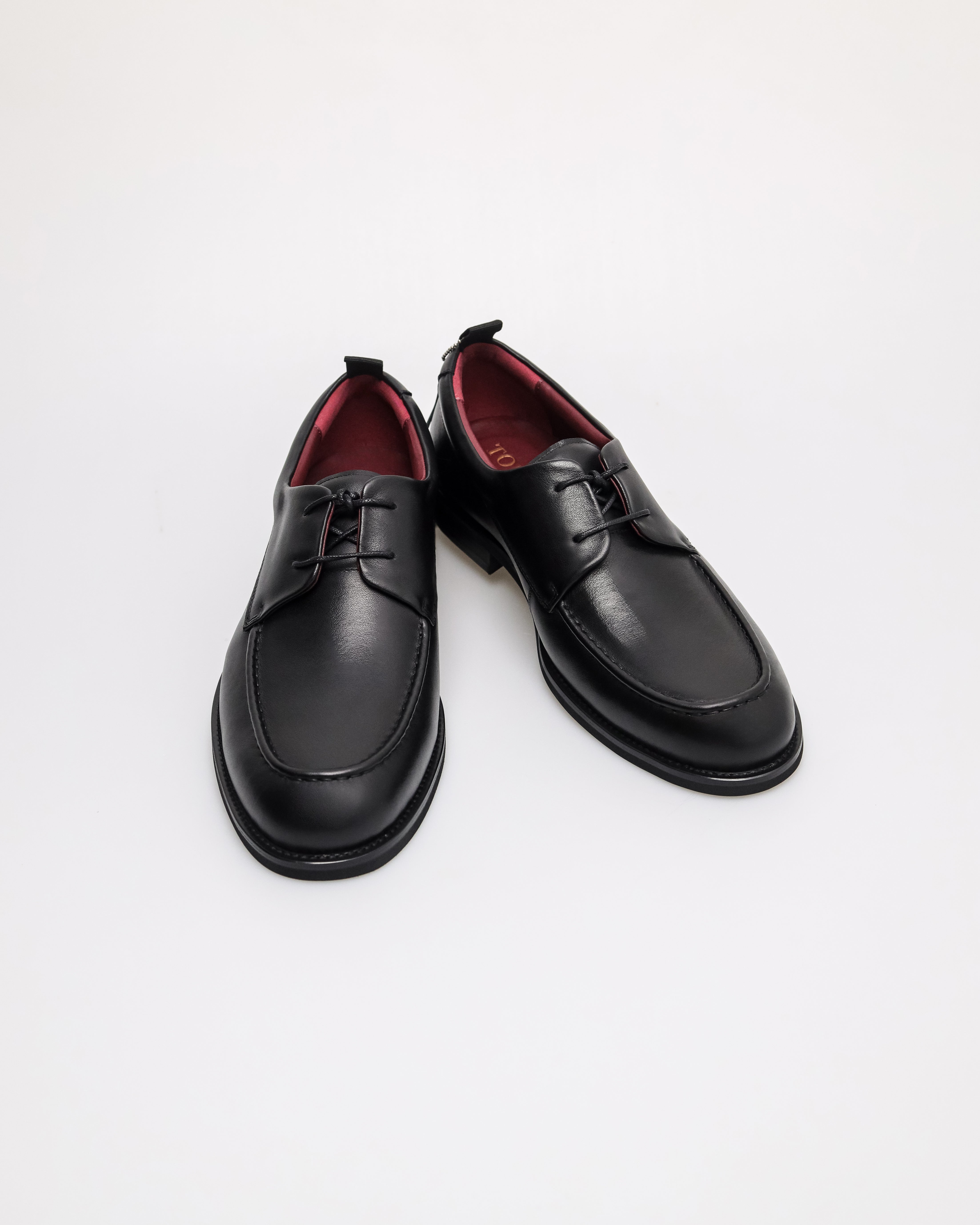 Tomaz HF122 Men's Refined Pull Tab Derby (Black)