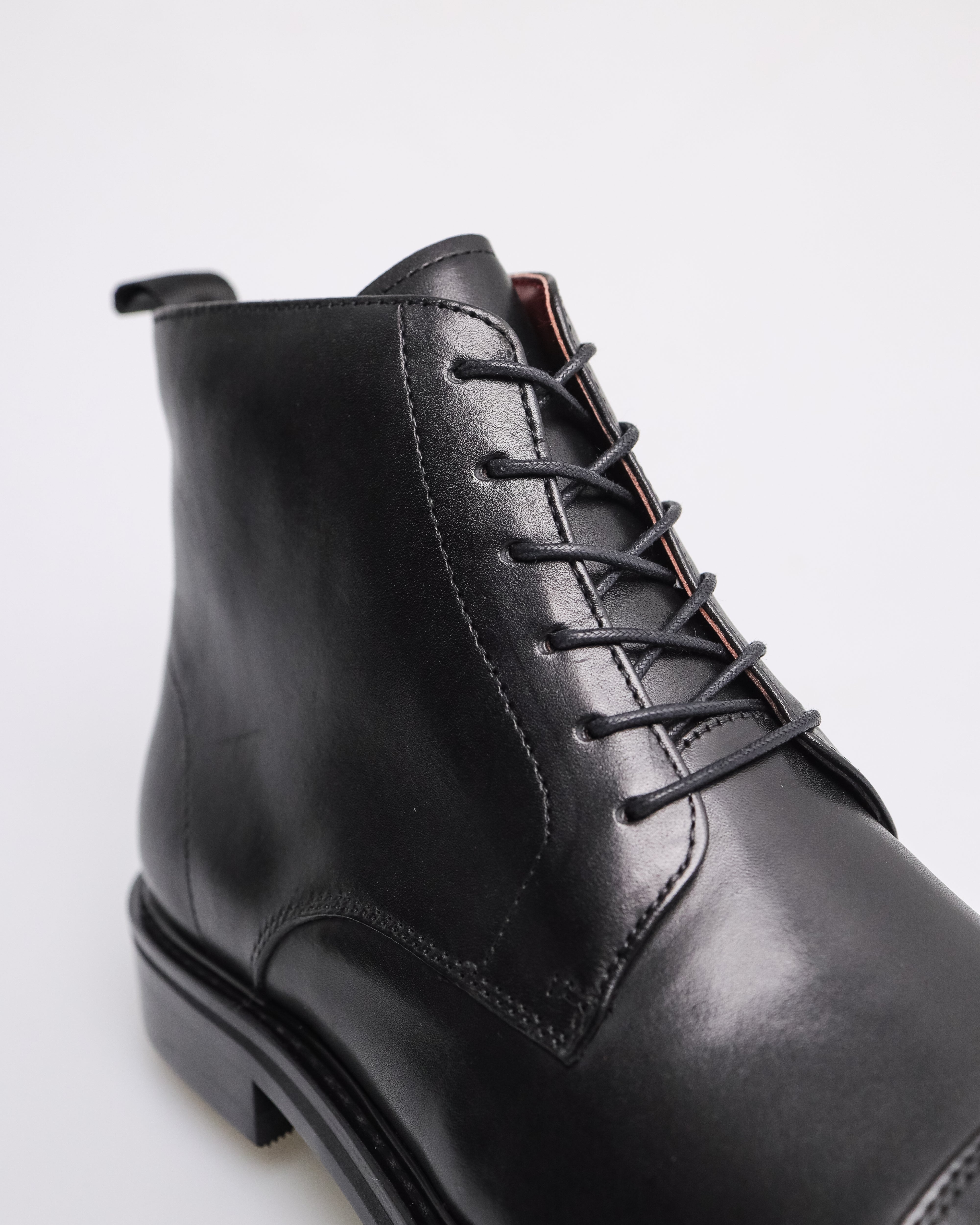 Tomaz HF068 Men's Derby Boots (Black)