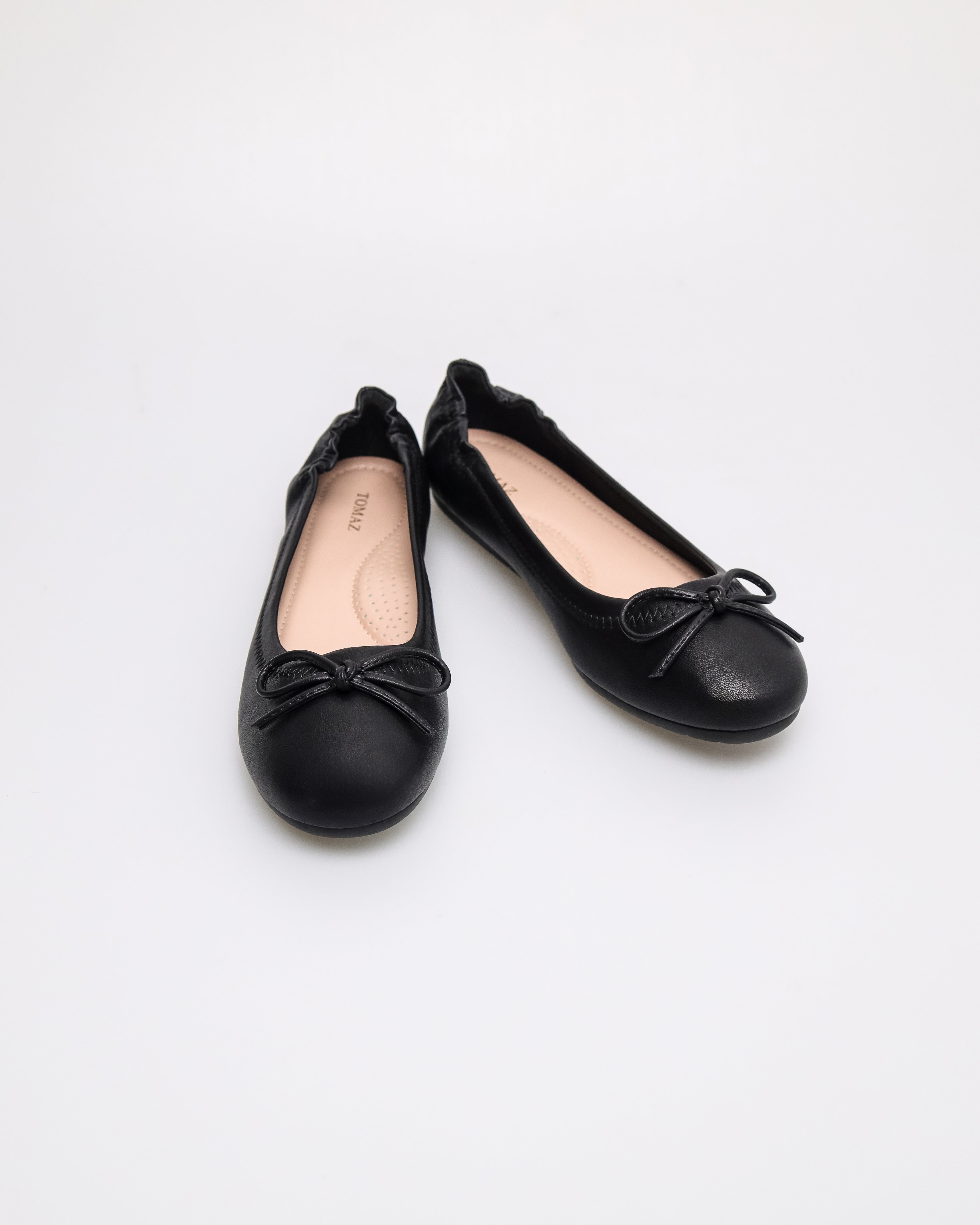 Tomaz YX216 Ladies Ballerina Flats (Black)