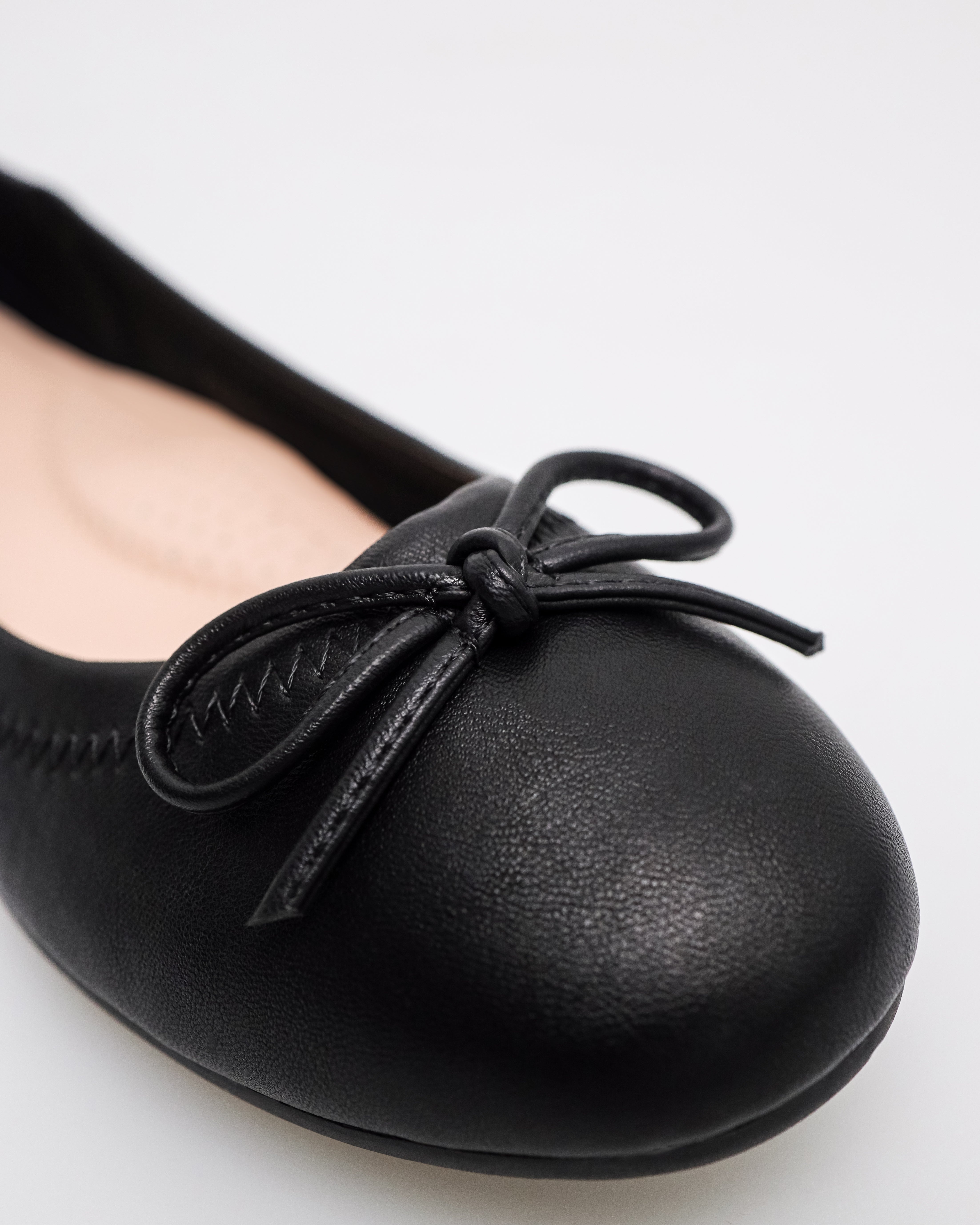 Tomaz YX216 Ladies Ballerina Flats (Black)