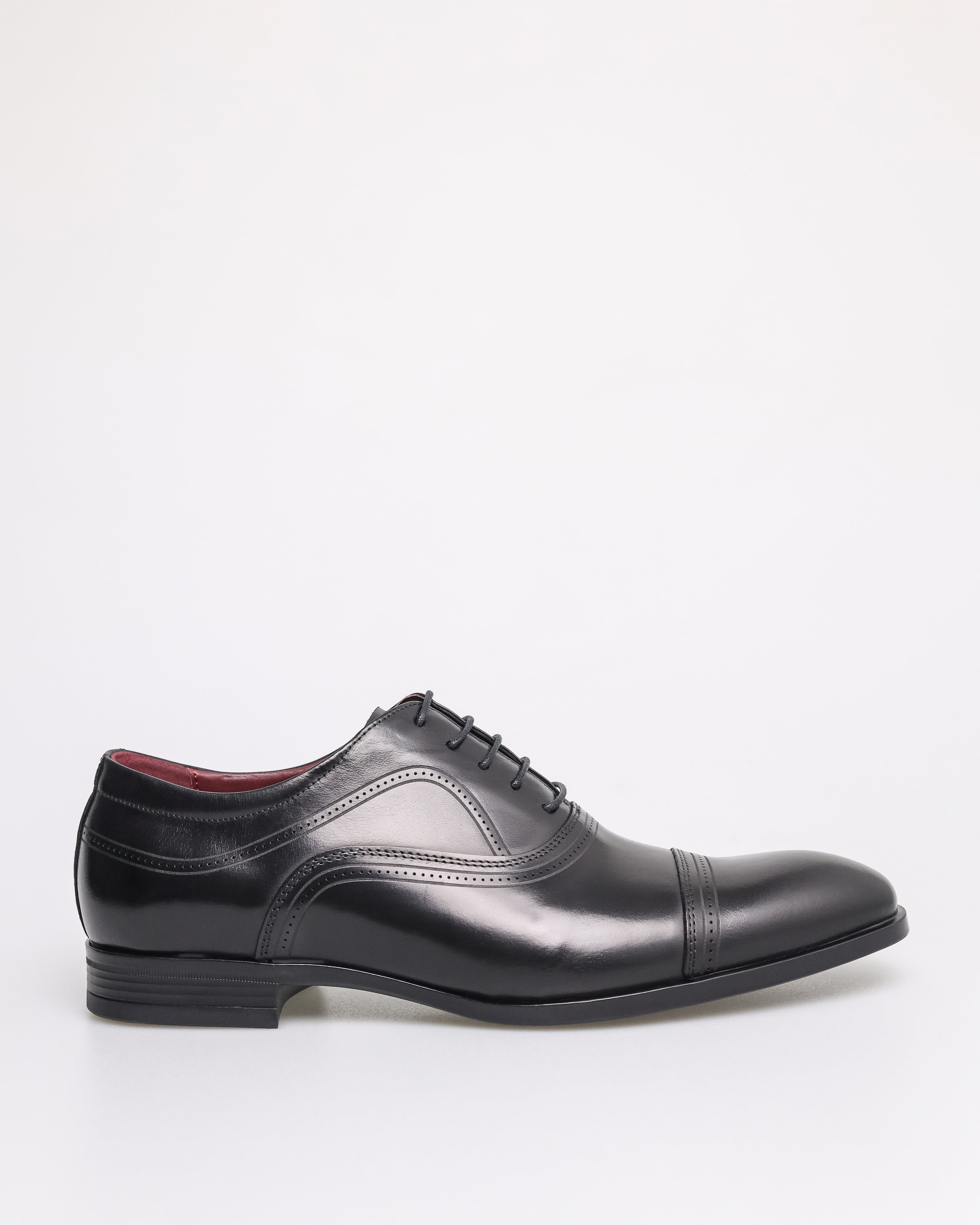 Tomaz HF030 Men's Cap Toe Oxford (Black)