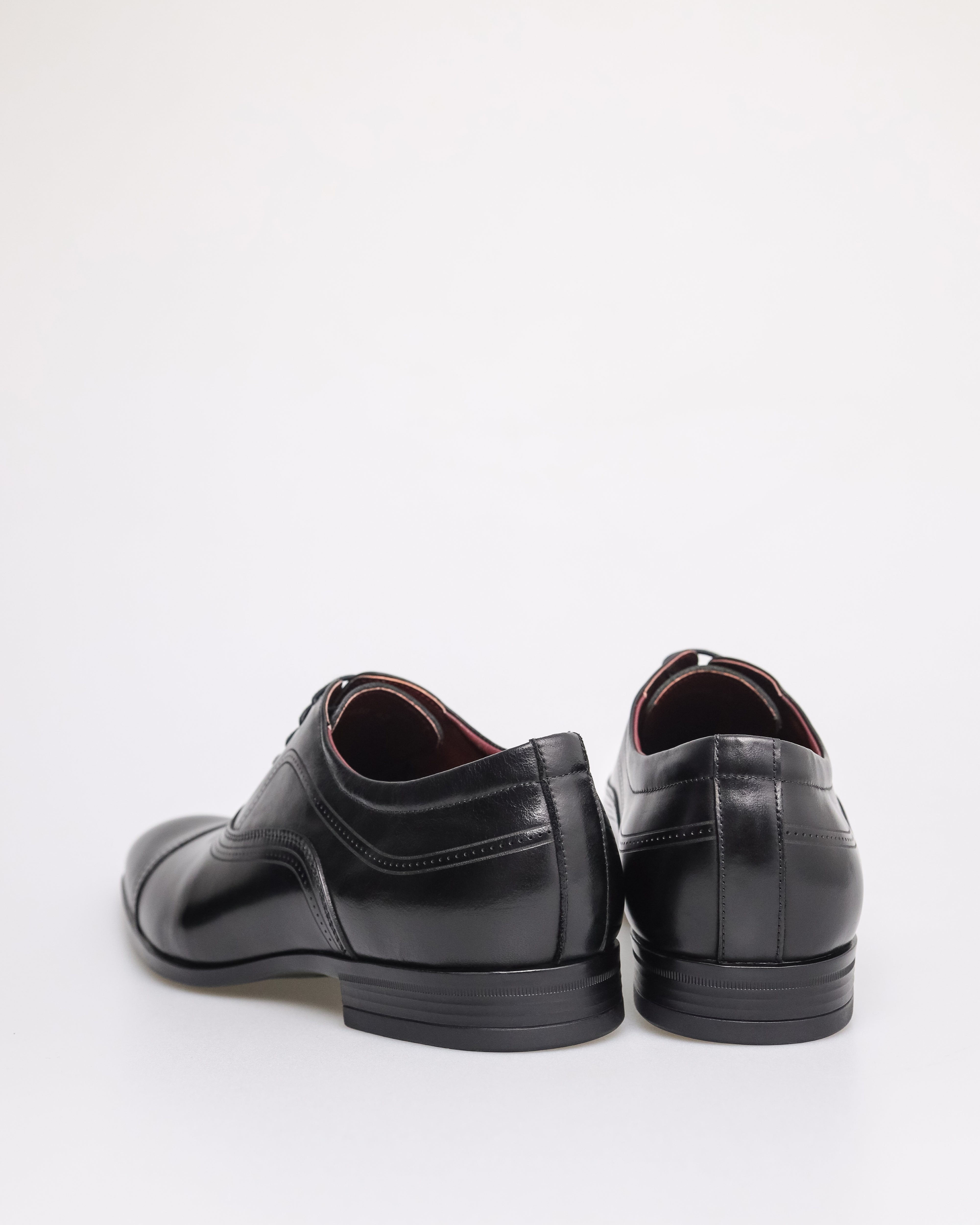 Tomaz HF030 Men's Cap Toe Oxford (Black)