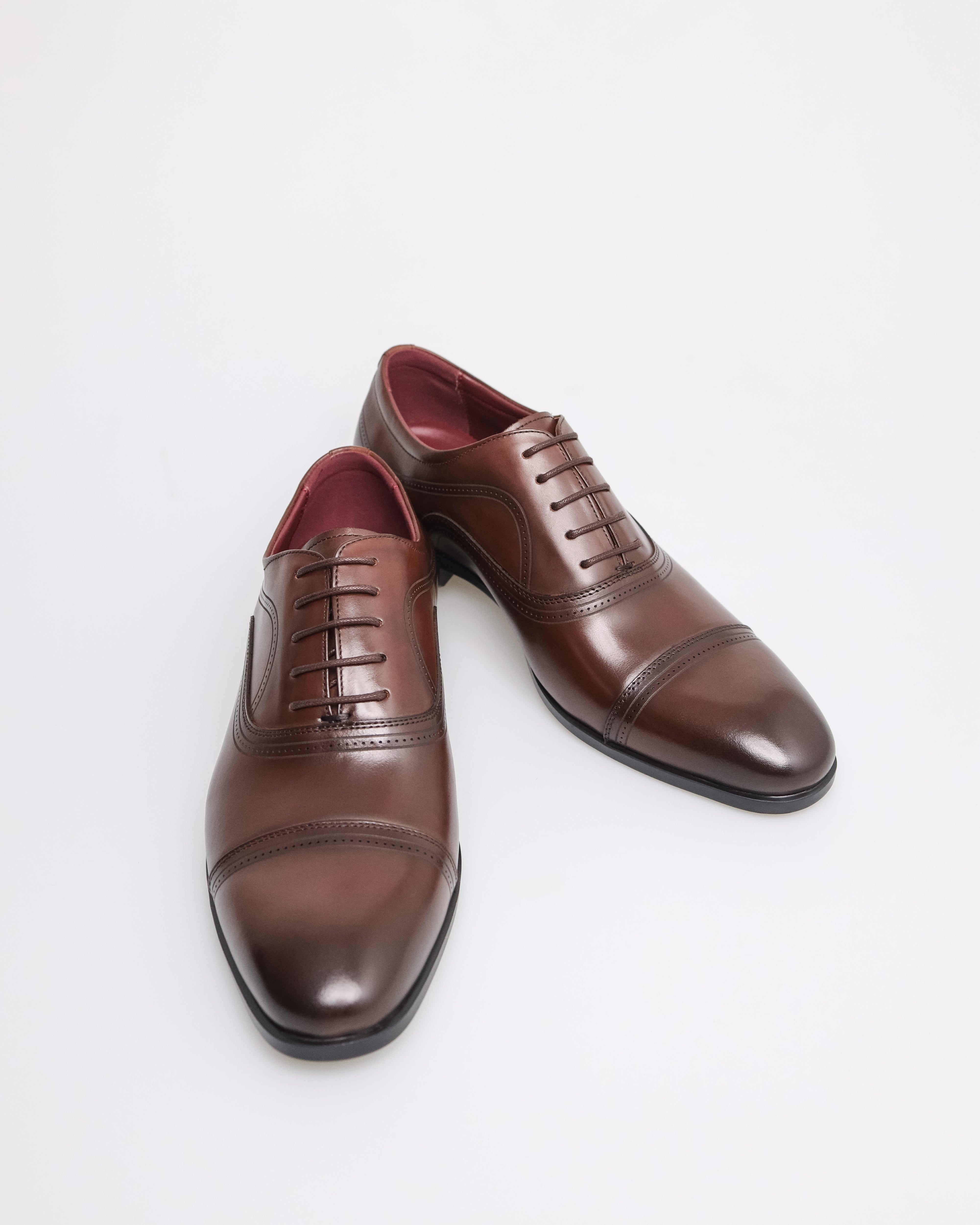 Tomaz HF030 Men's Cap Toe Oxford (Coffee)