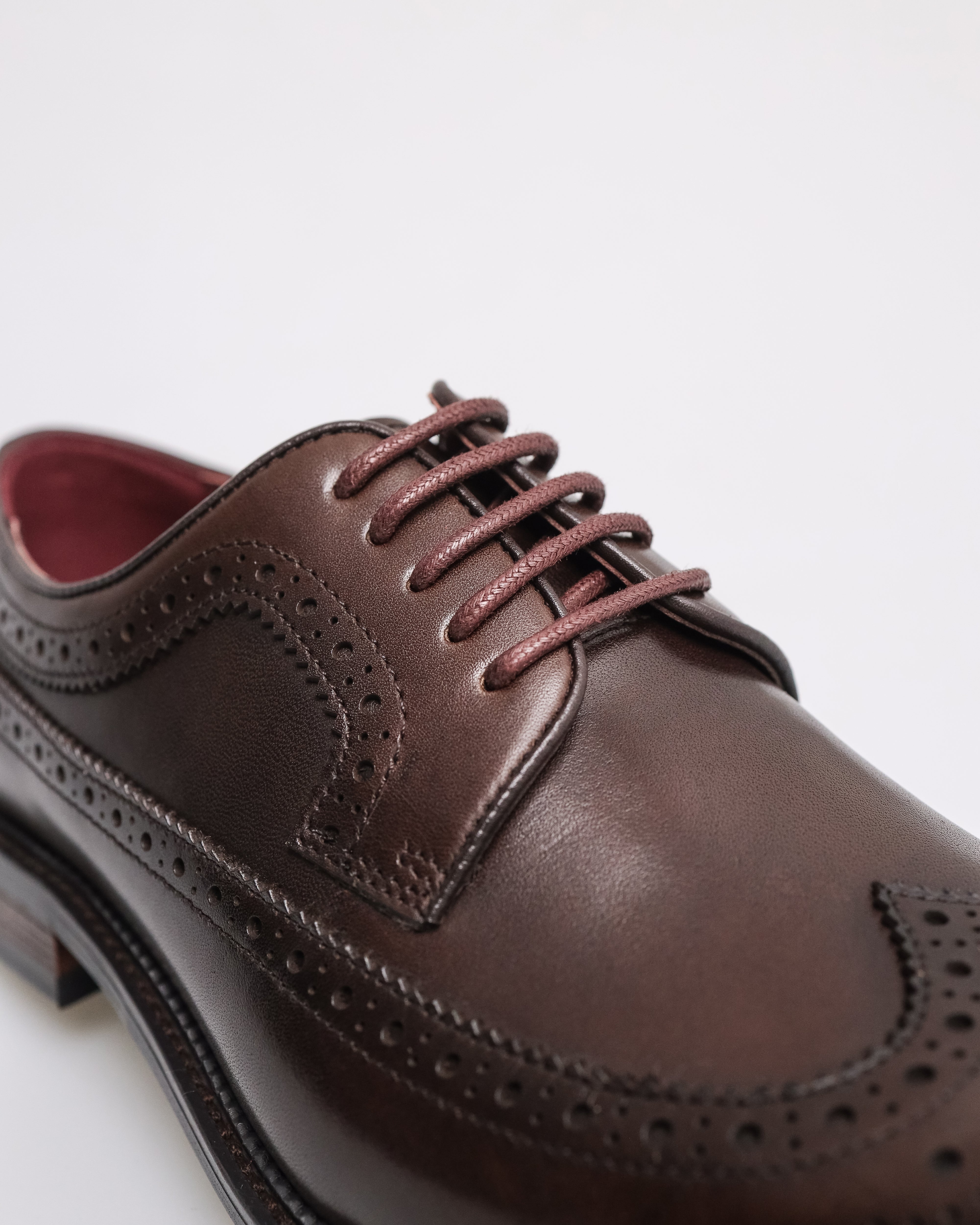 Tomaz HF044 Men's Wingtip Derby (Coffee)