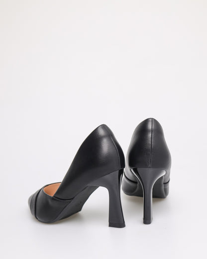 Tomaz NN206 Ladies Top Layer Pointy Heels (Black)