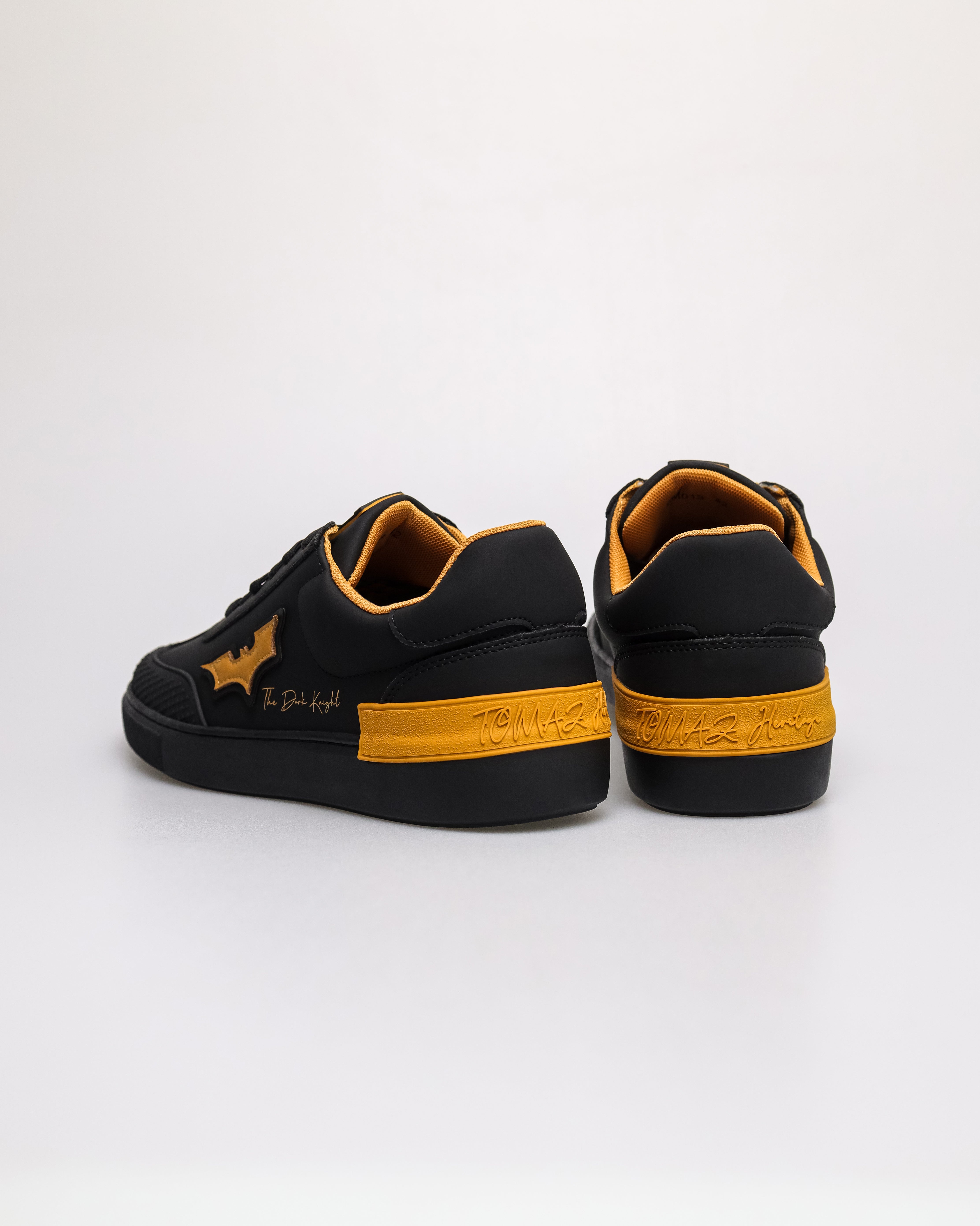 Tomaz DM013 The Dark Knight Men Sneakers (Black/Yellow)