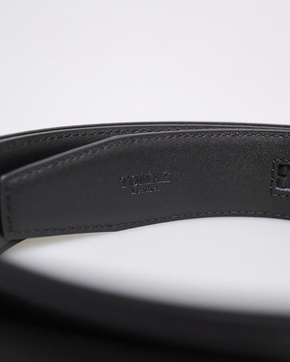 Tomaz AB119 Men's Automatic Split Leather Belt (Black)