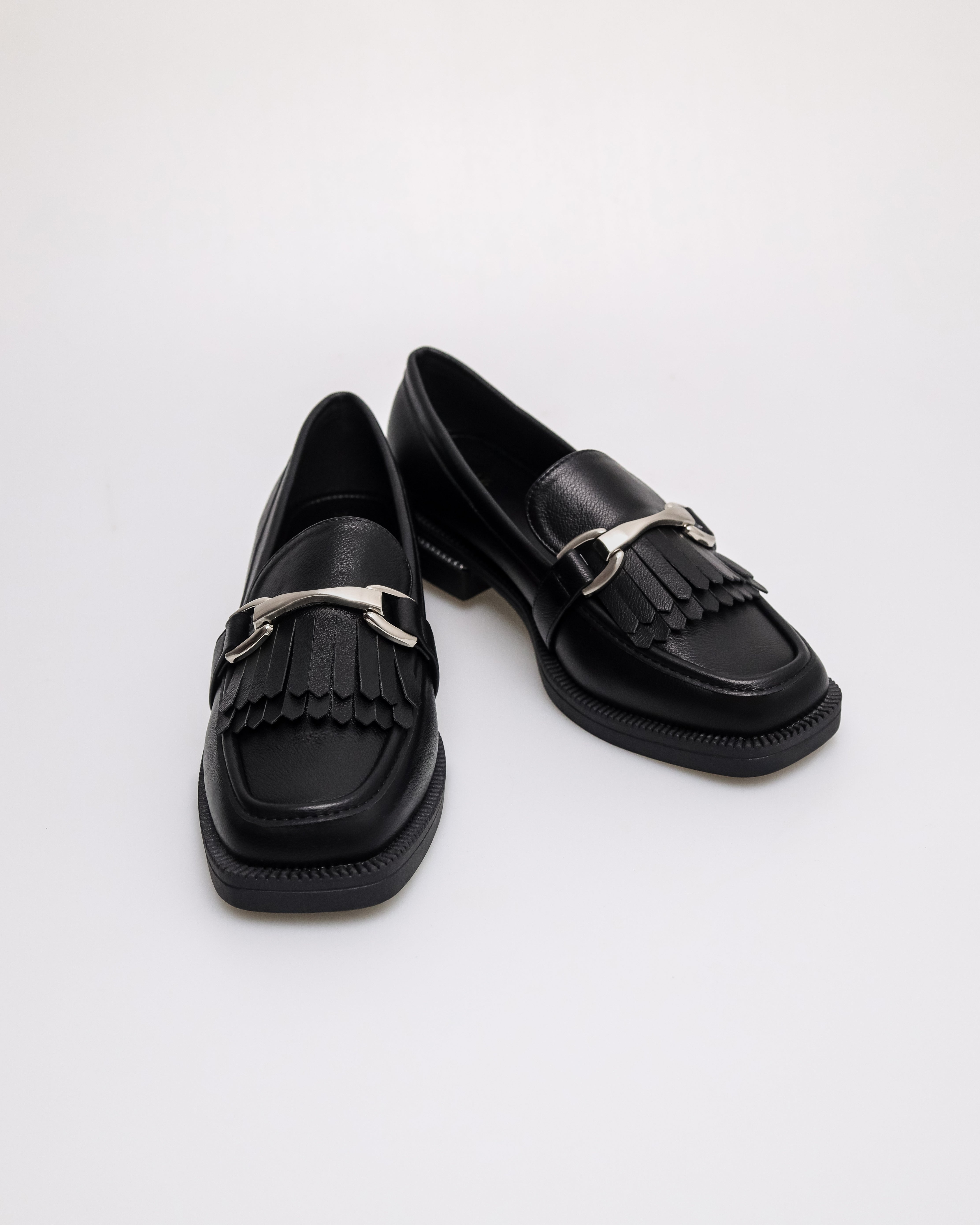 Tomaz FL080 Ladies Loafers (Black)