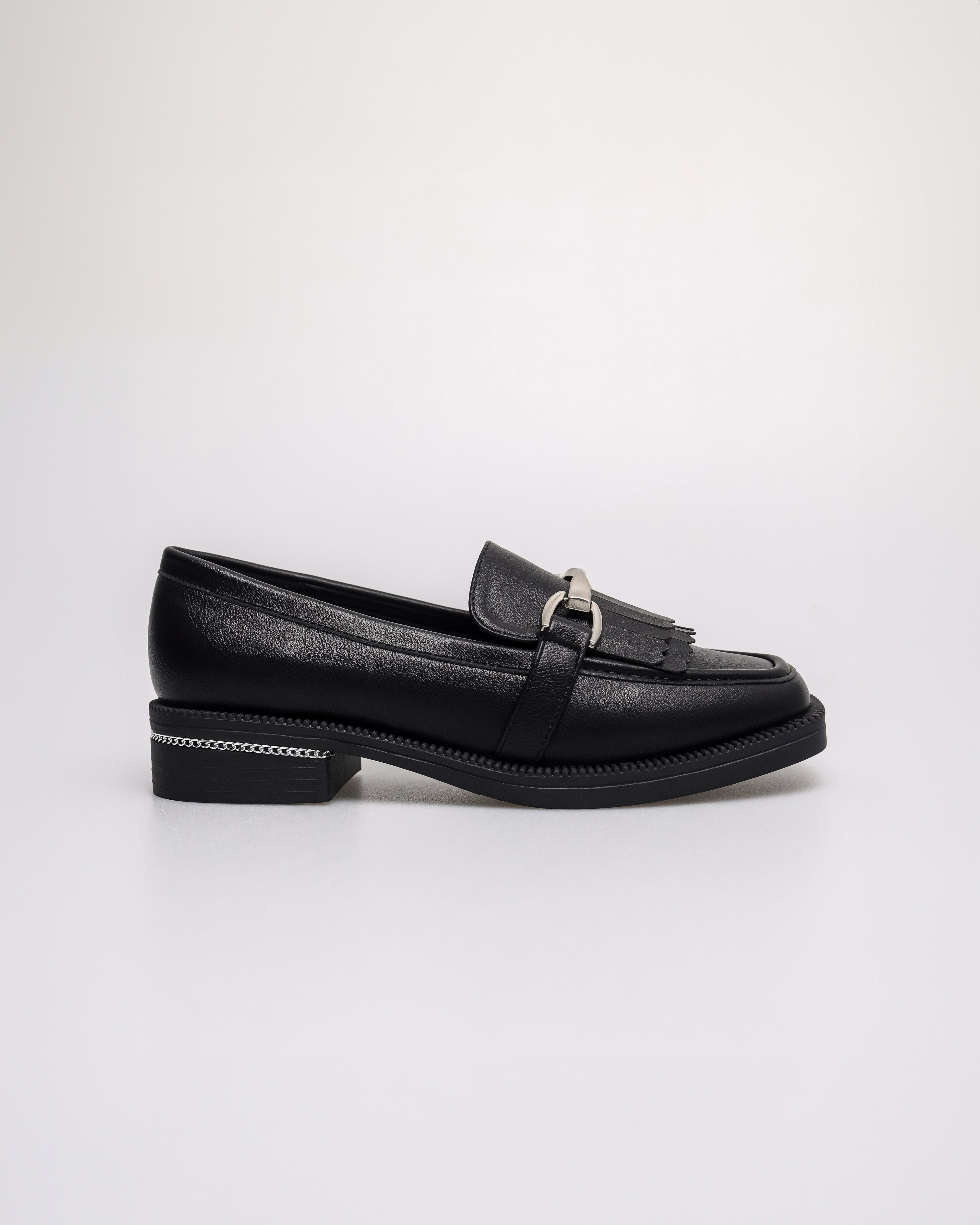 Tomaz FL080 Ladies Loafers (Black)