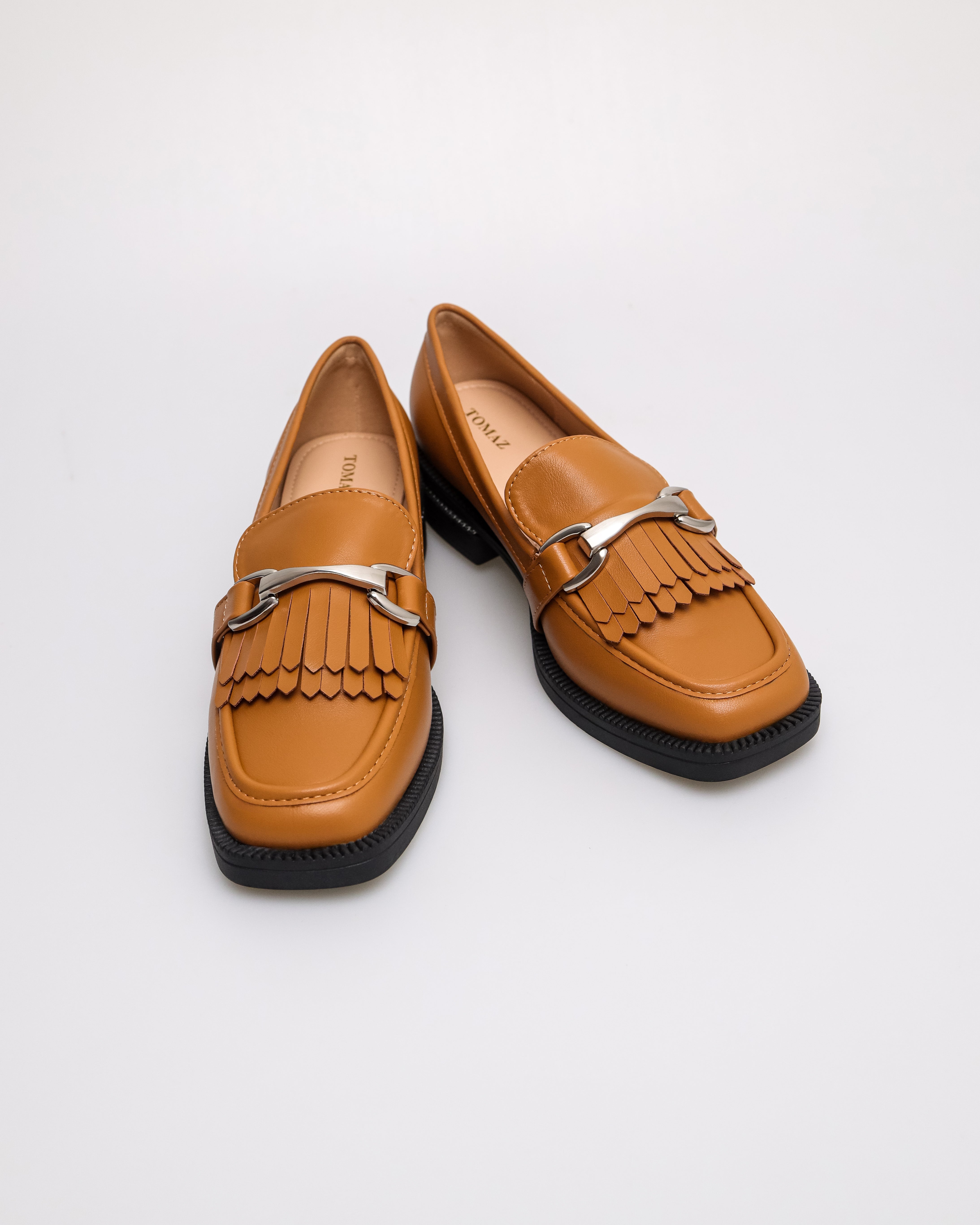 Tomaz FL080 Ladies Loafers (Camel)