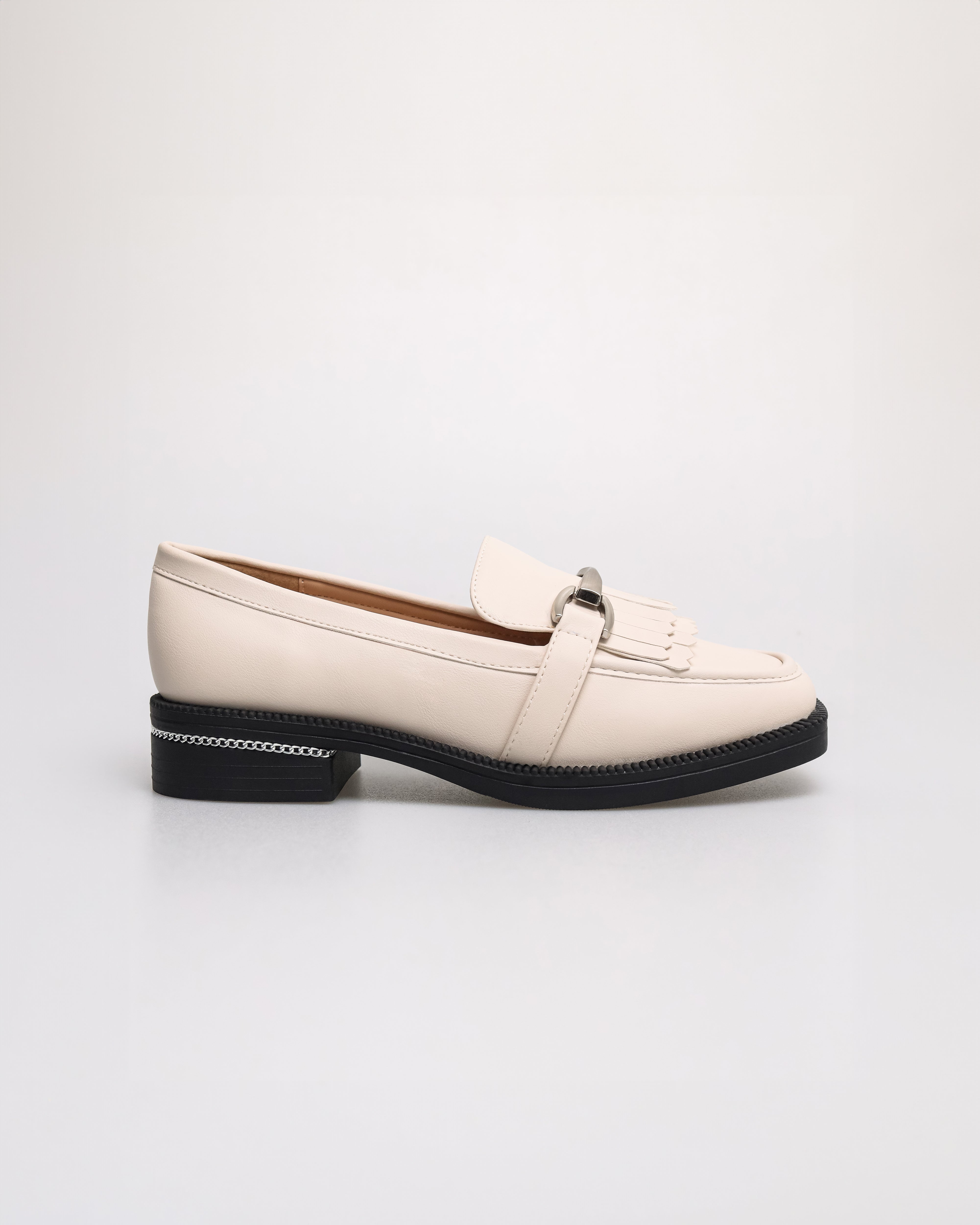 Tomaz FL080 Ladies Loafers (Off White)