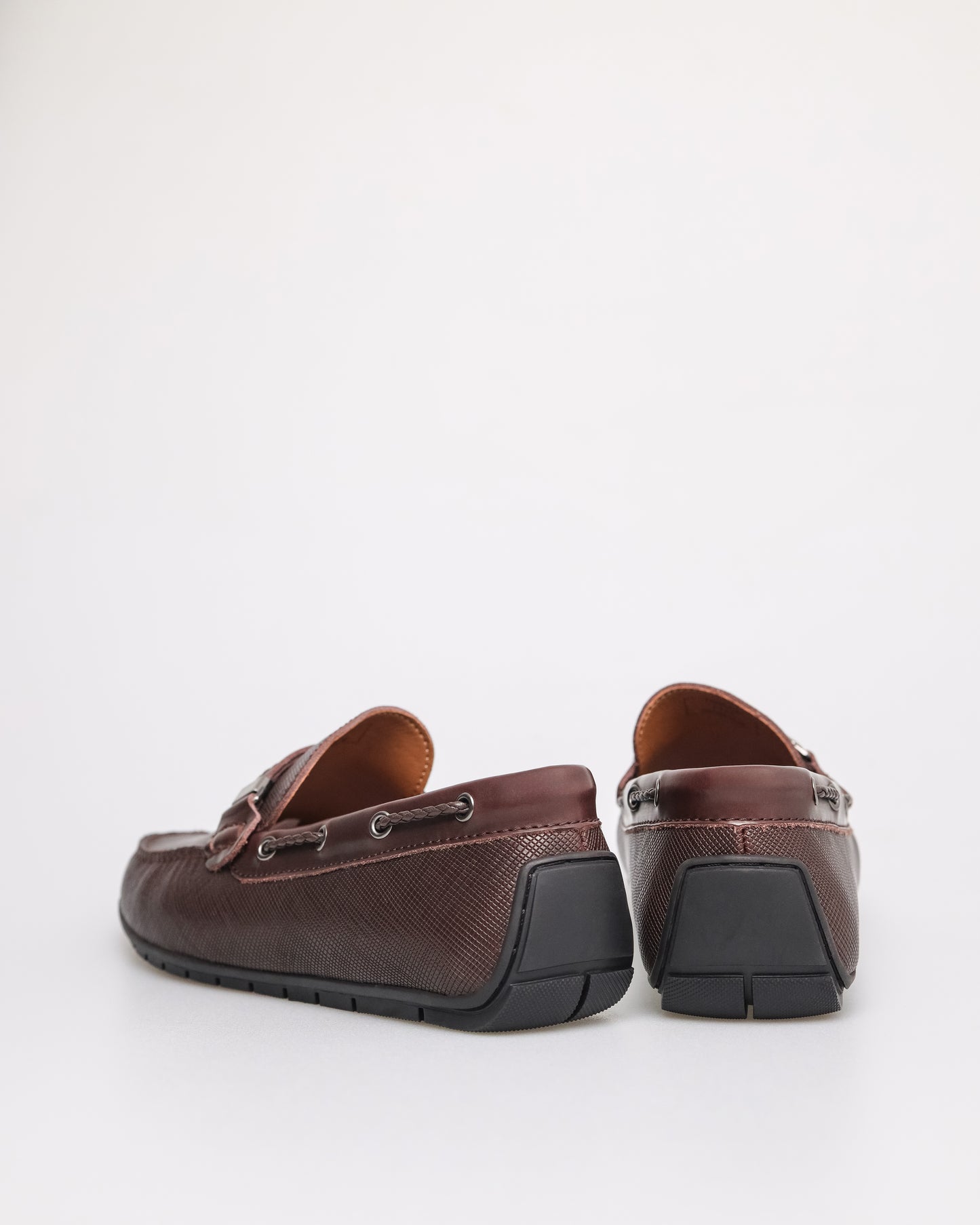 Tomaz C432 Men's Buckle Moccasins (Coffee)