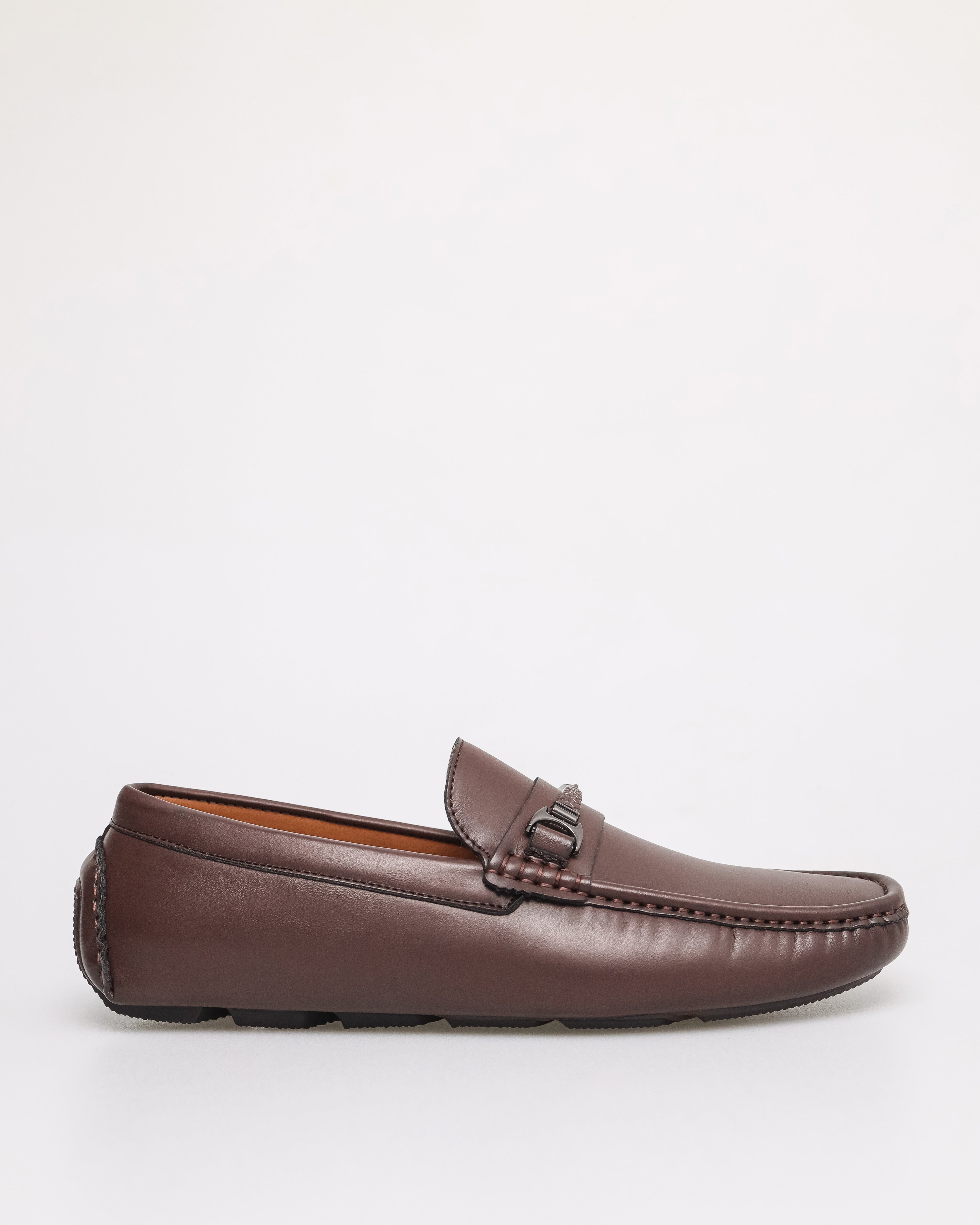 Tomaz C535 Men's Buckle Moccasins (Coffee)