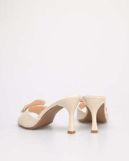 Tomaz NN207 Ladies Beaded Heels (Cream)