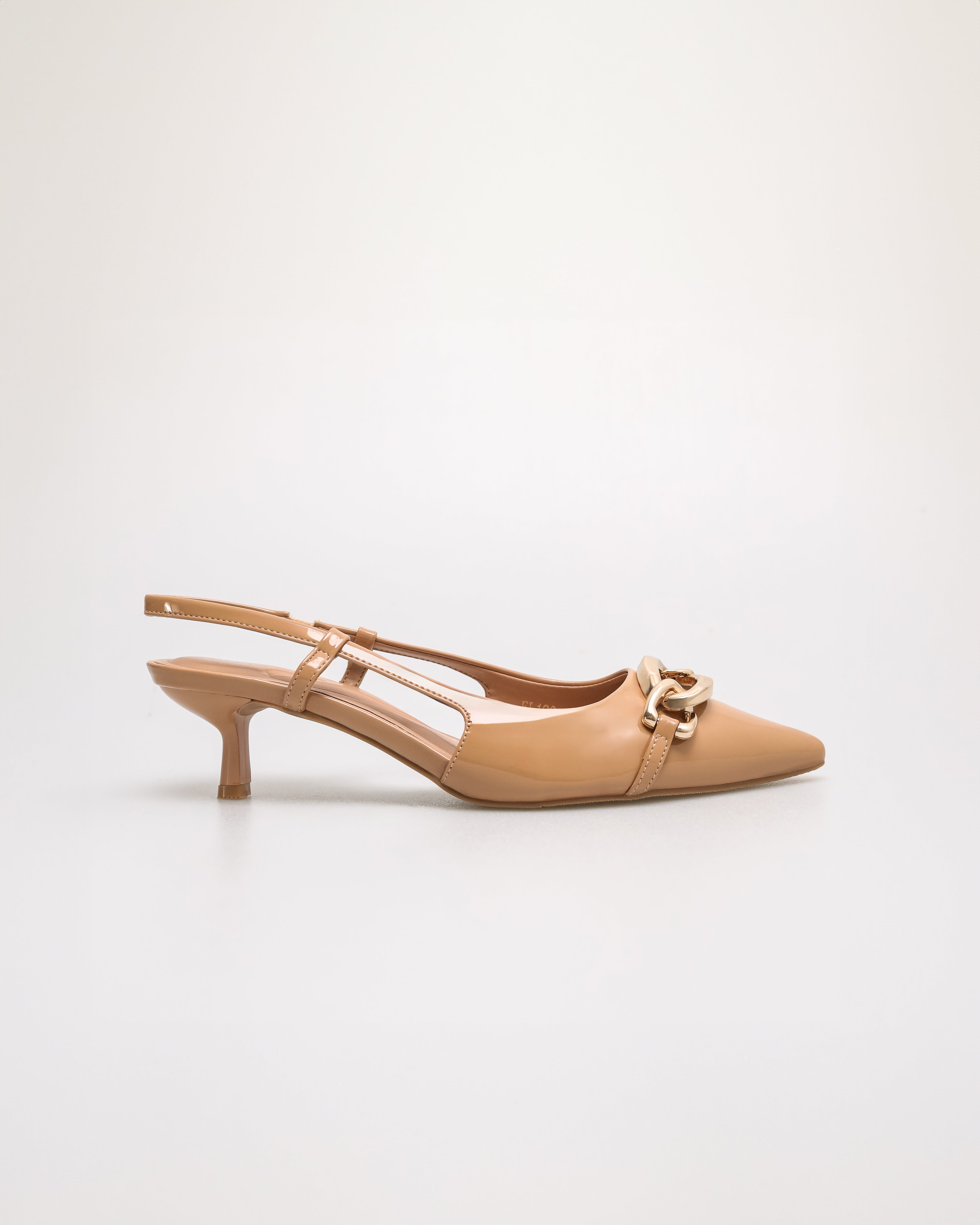 Tomaz FL109 Ladies Slingback Heels (Beige)