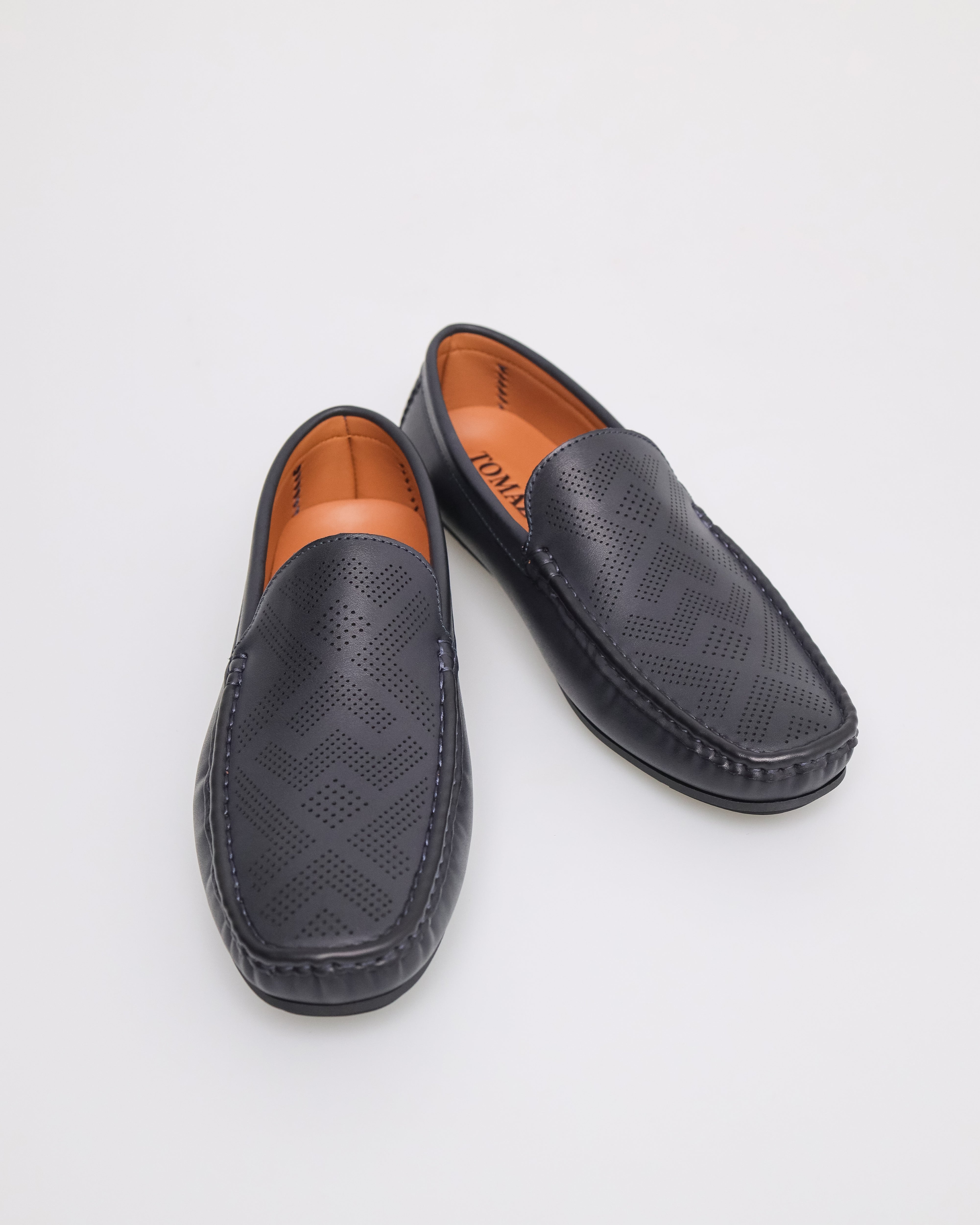 Tomaz C582 Men's Plain Moccasins (Navy)