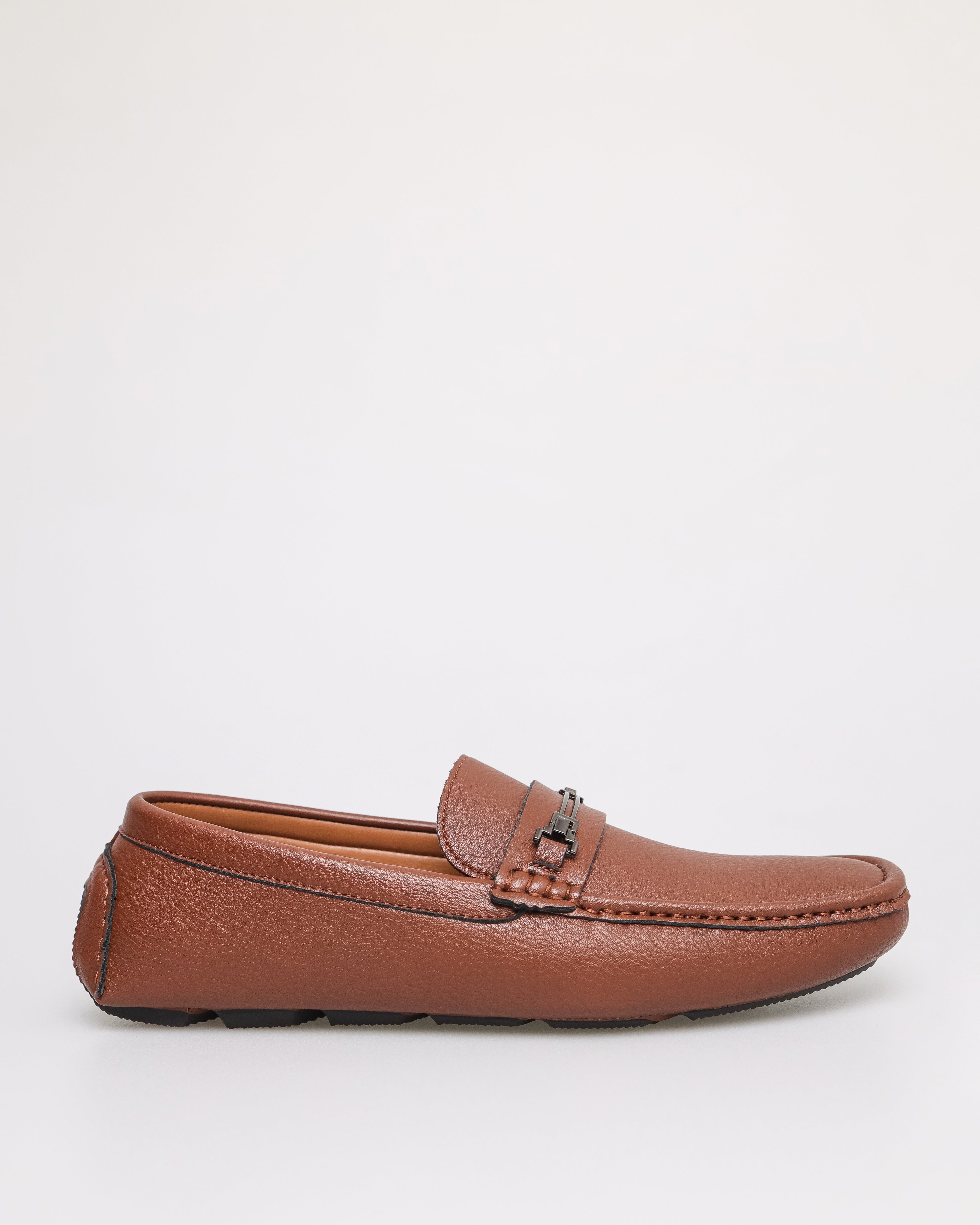 Tomaz C533 Men's Buckle Moccasins (Brown)