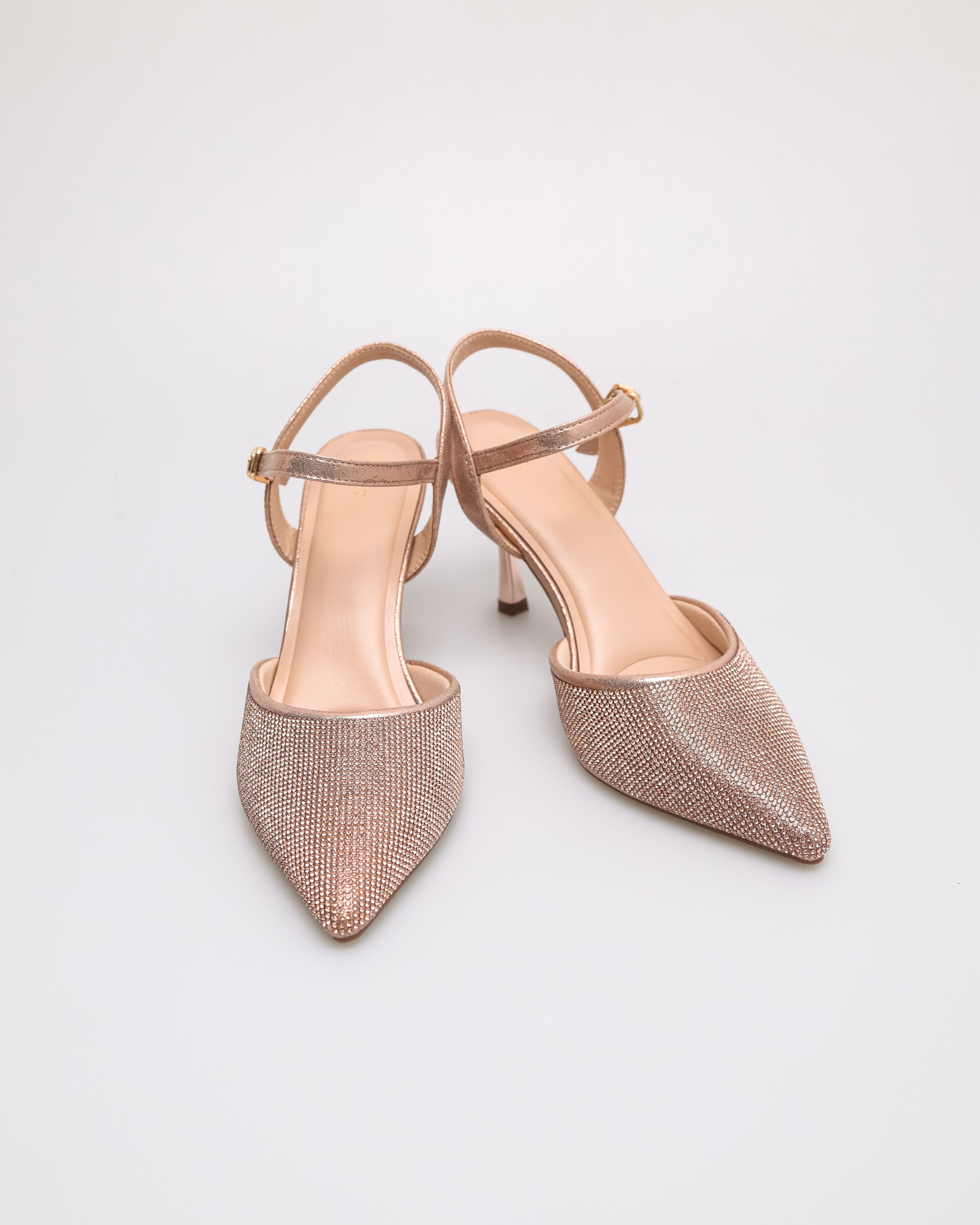 Tomaz NN540 Ladies Sparkle Heels (Rosegold)