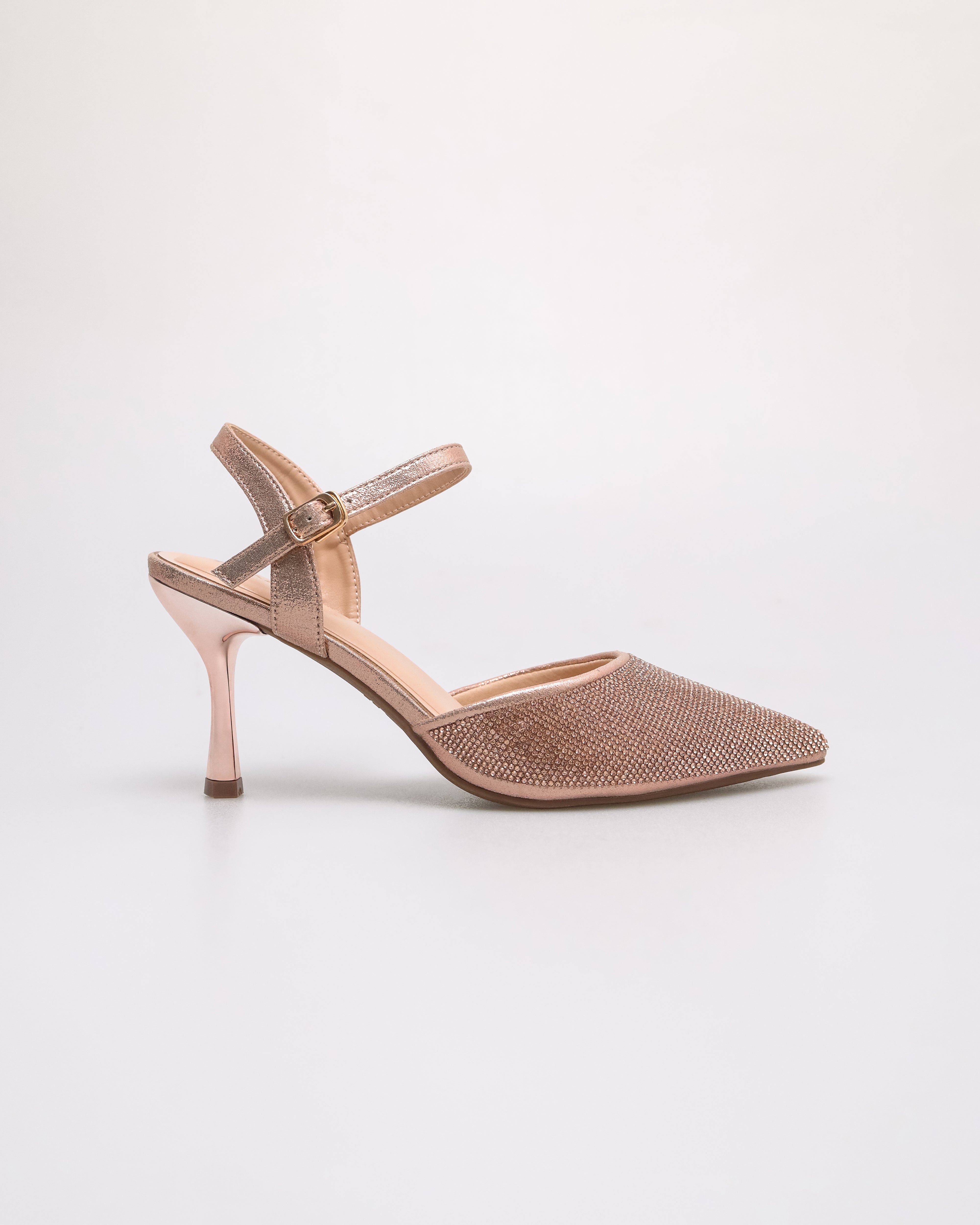 Tomaz NN540 Ladies Sparkle Heels (Rosegold)