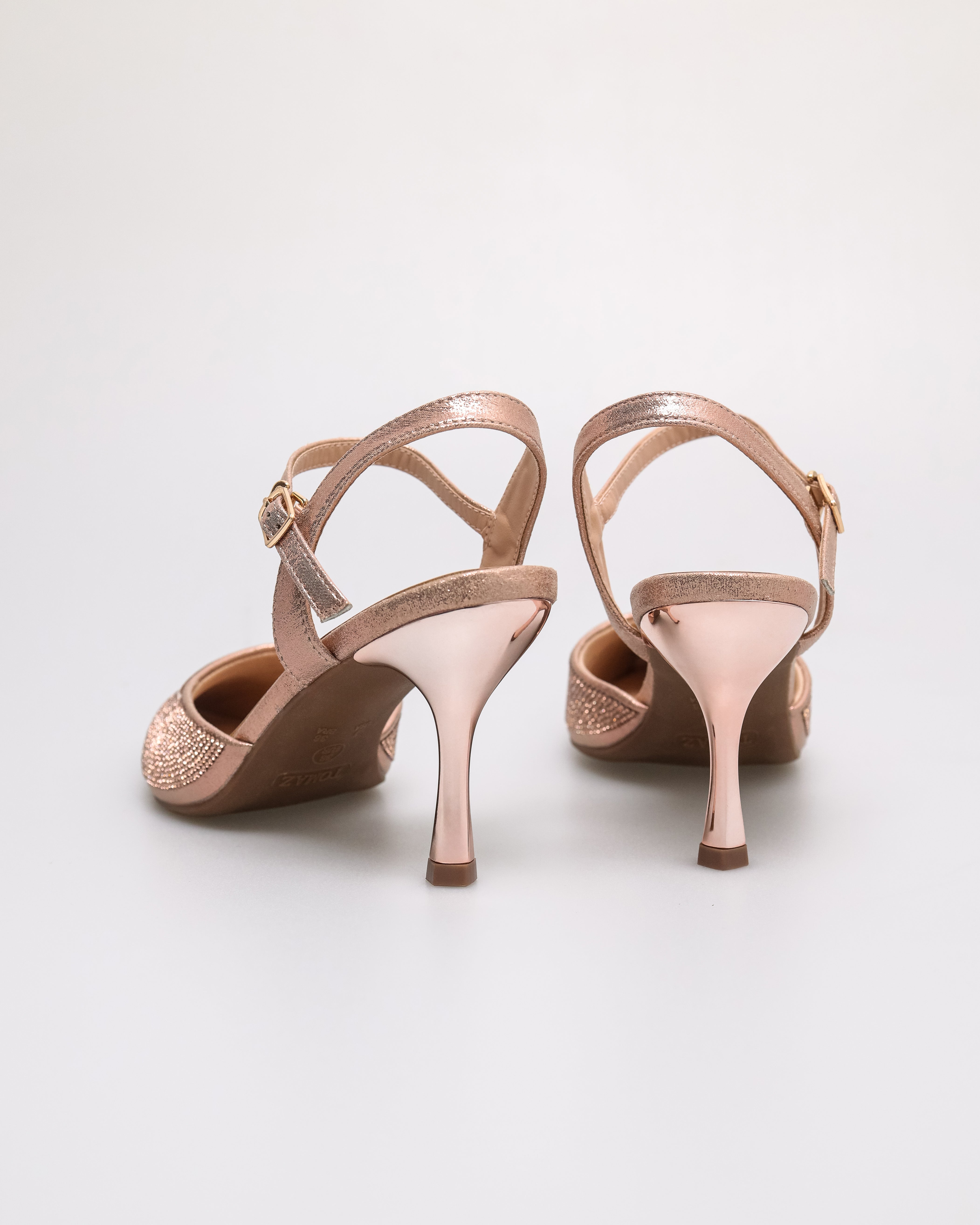 Tomaz NN540 Ladies Sparkle Heels (Rosegold)