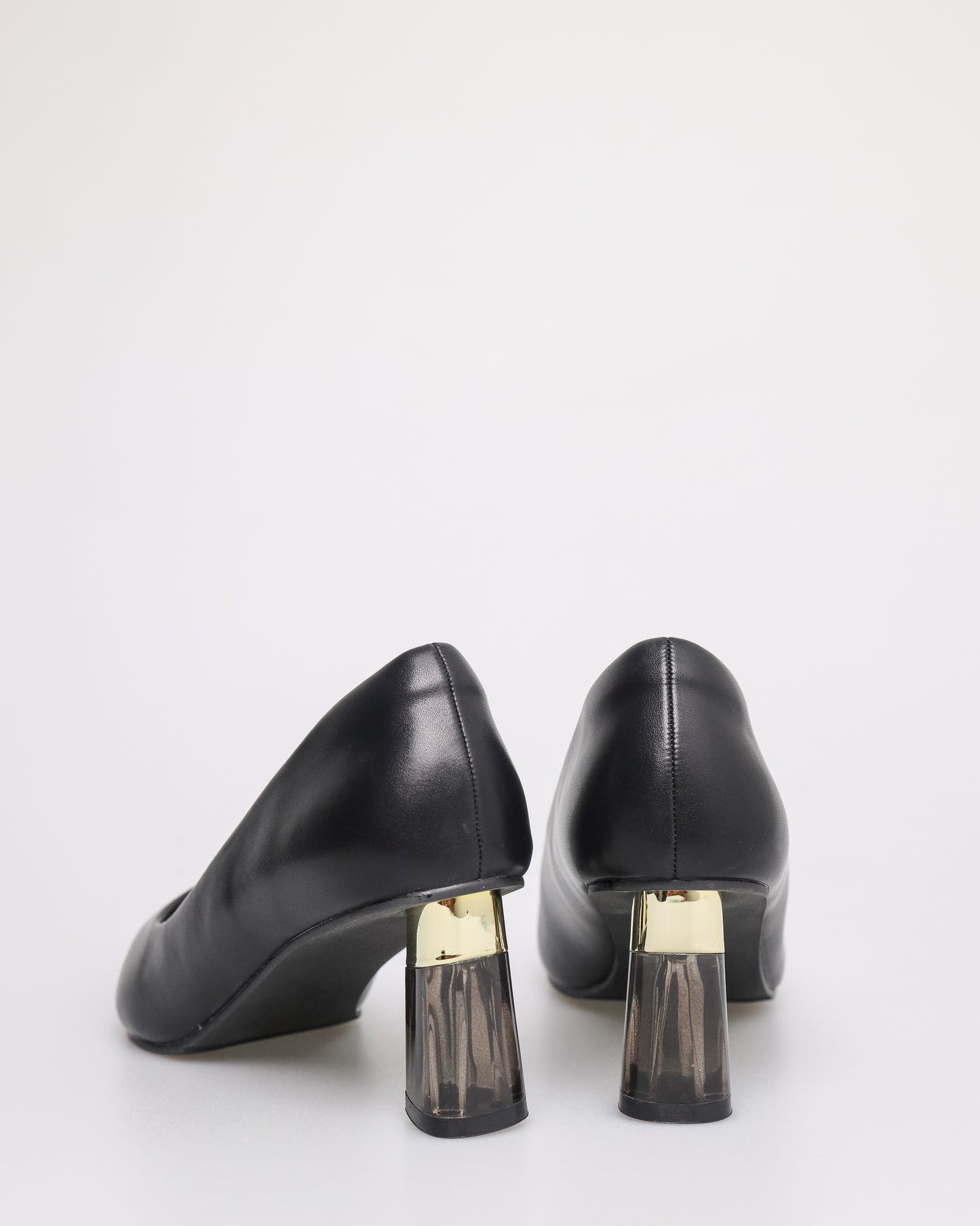 Tomaz NN235 Ladies Block Heels (Black)