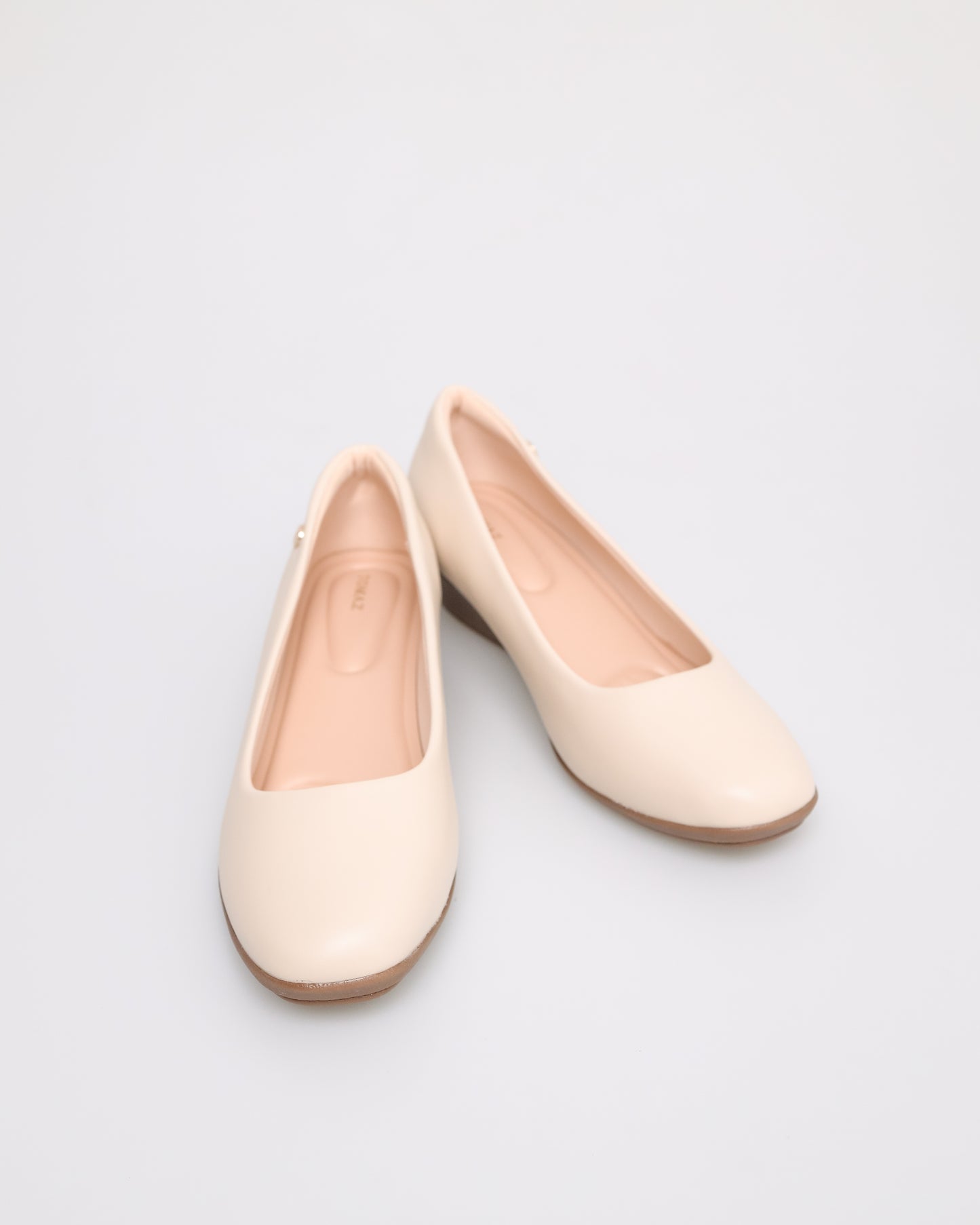 Tomaz NN227 Ladies Ballerinas Wedges (Cream)