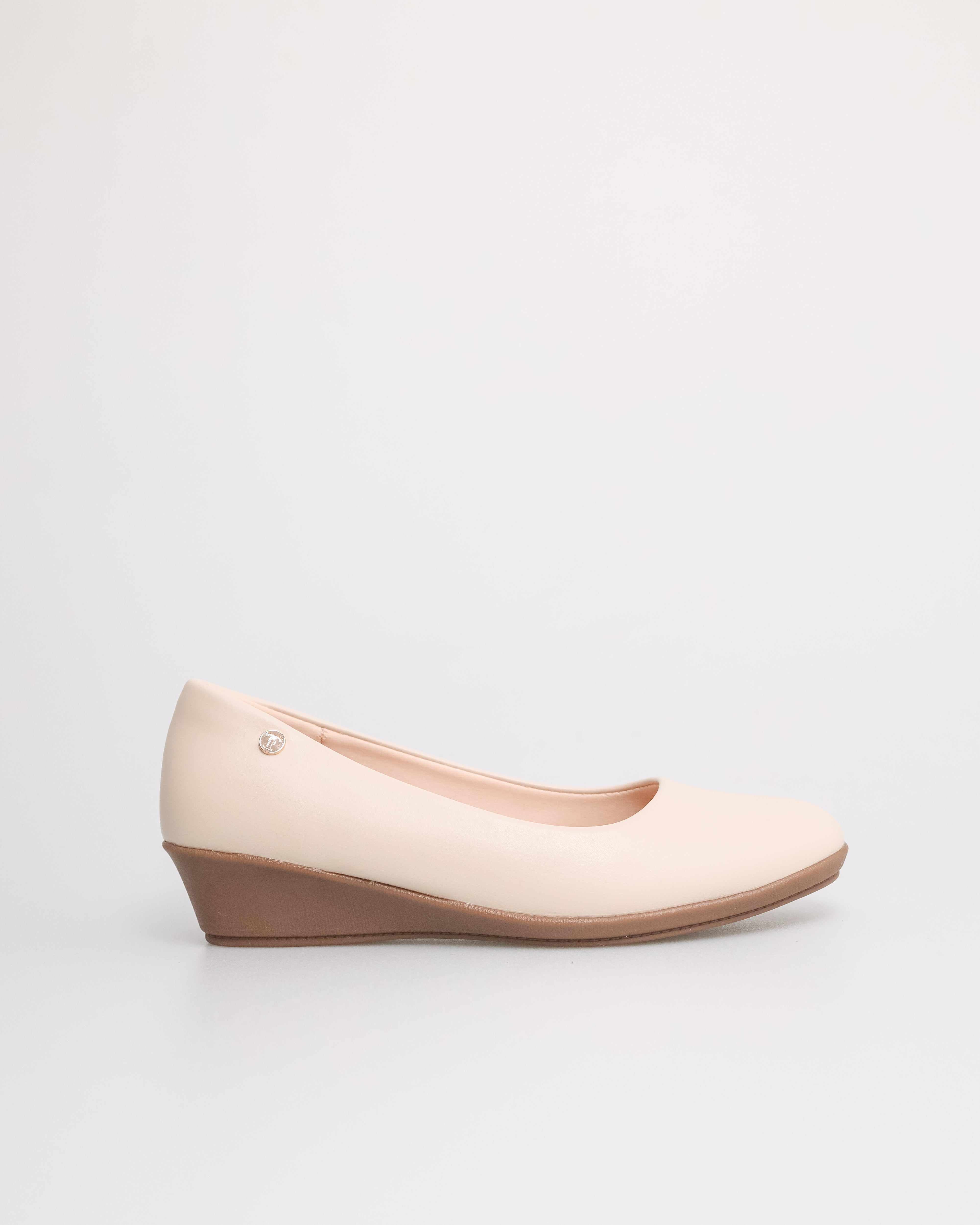 Tomaz NN227 Ladies Ballerinas Wedges (Cream)