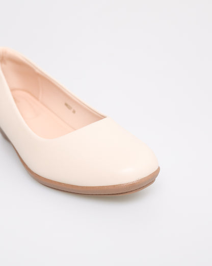 Tomaz NN227 Ladies Ballerinas Wedges (Cream)