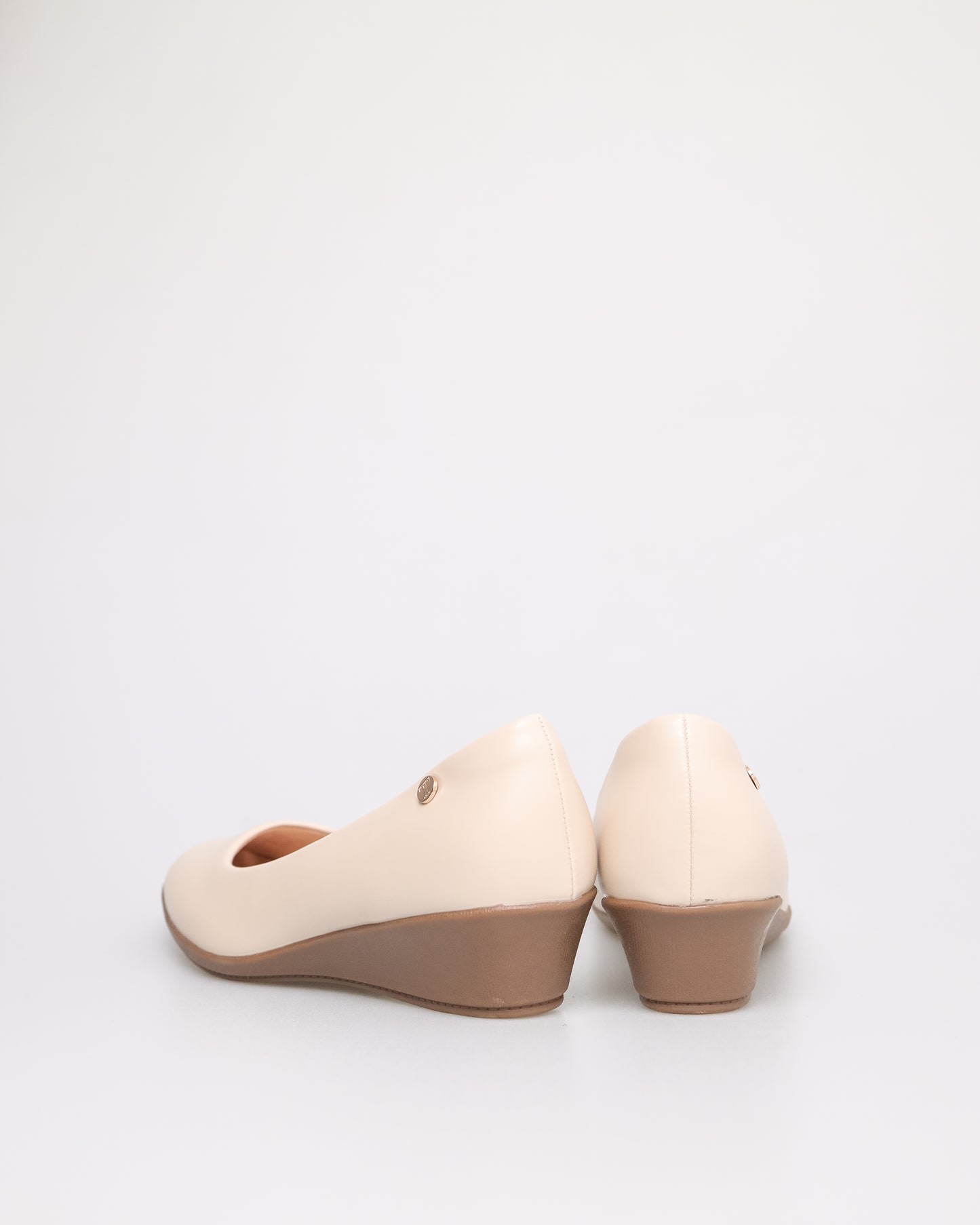 Tomaz NN227 Ladies Ballerinas Wedges (Cream)