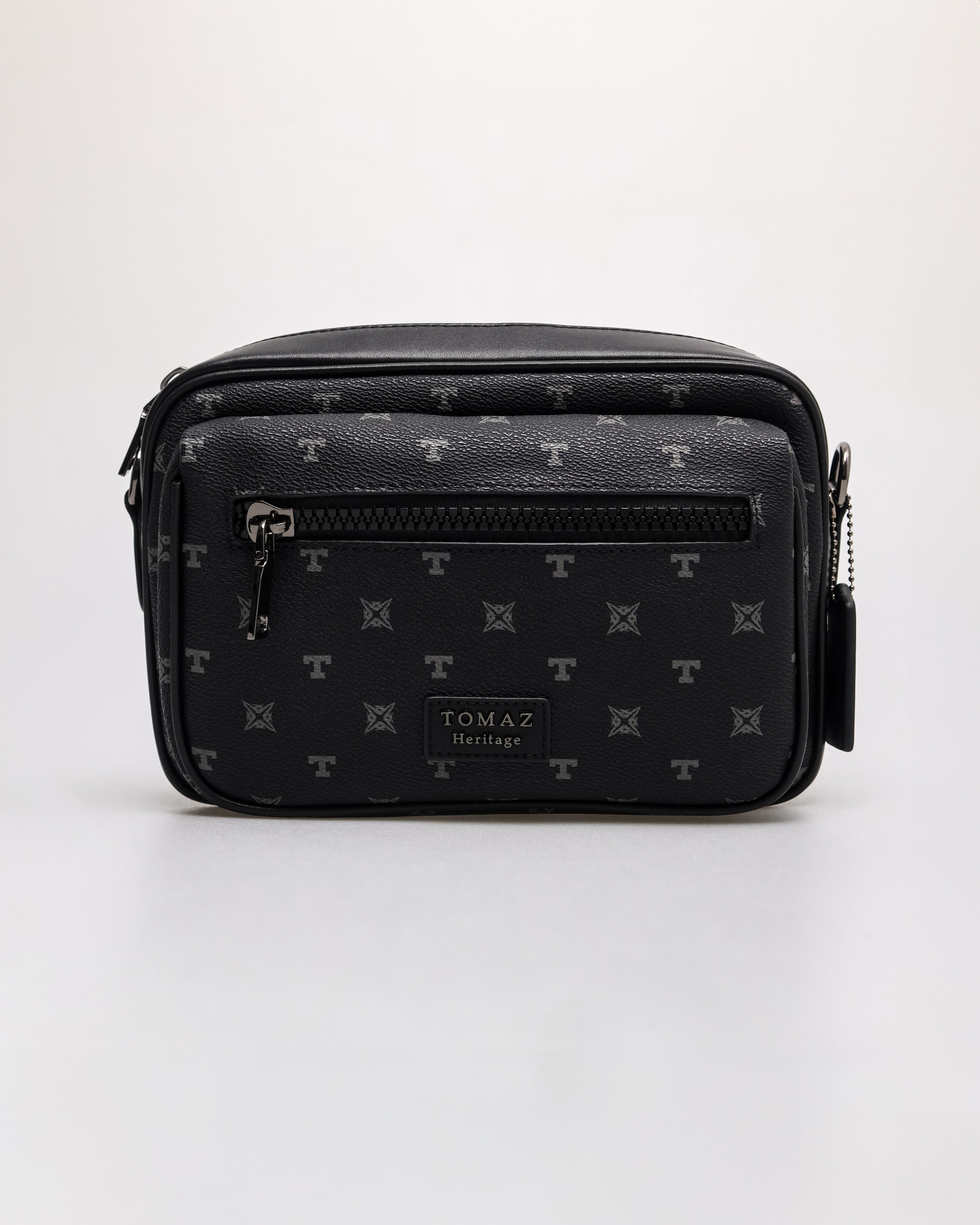 Tomaz NT-TZ455 Monogram Crossbody Bag (Black)