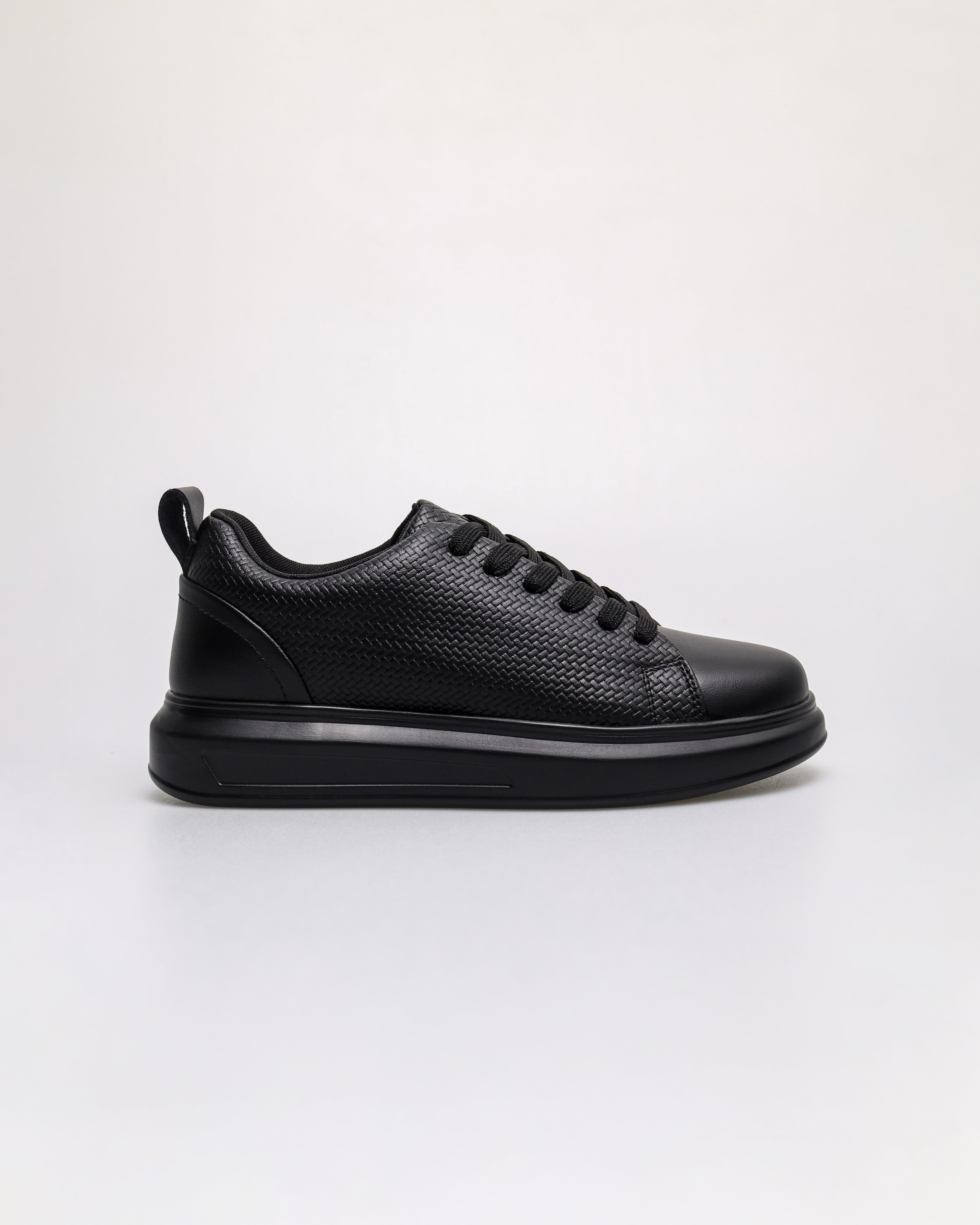 Tomaz C688 Men's Weavetex Sneakers (Black)