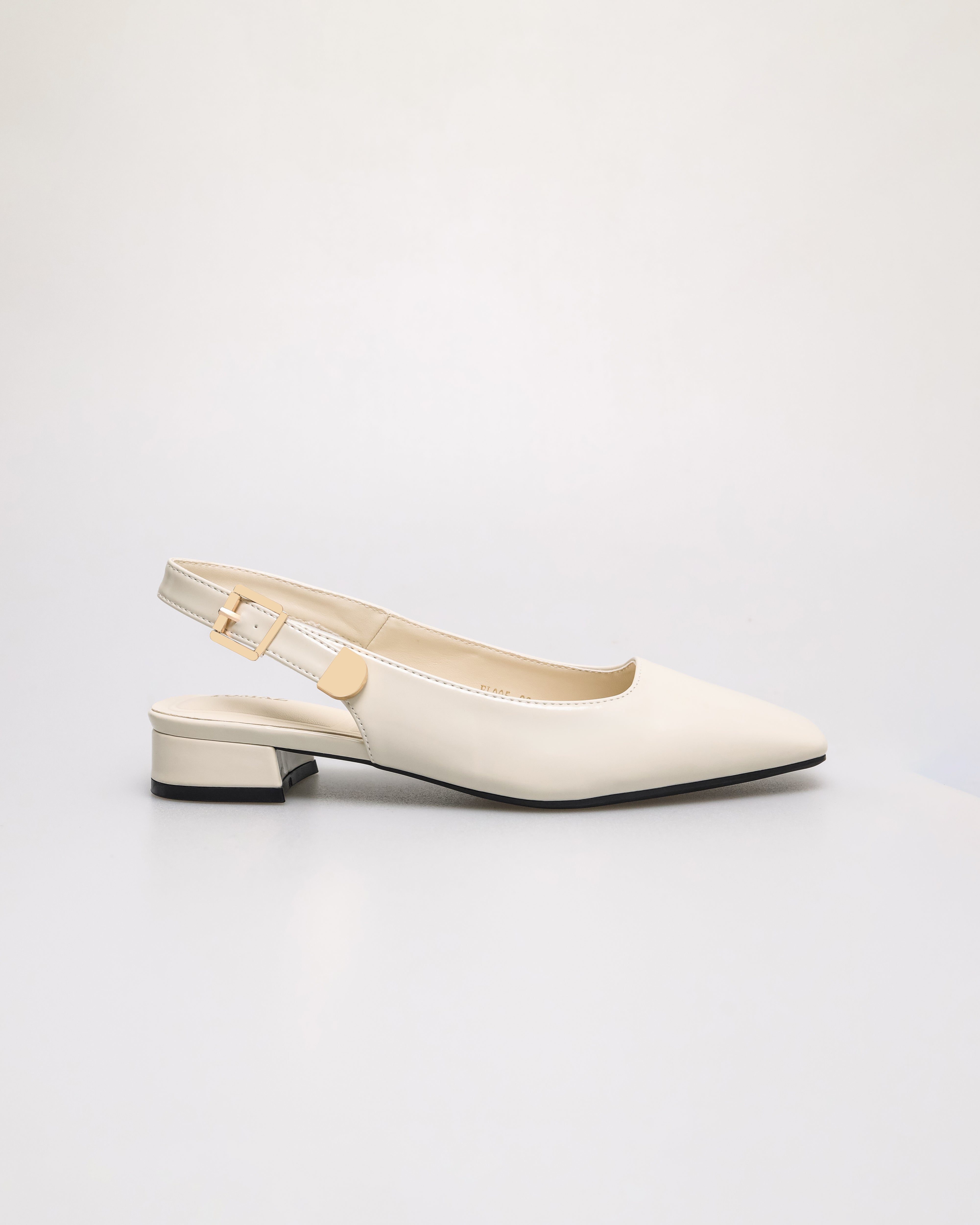 Tomaz FL095 Ladies Grace Slingback Low Heels (Ivory)