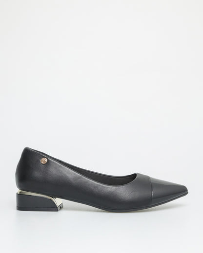 Tomaz NN237 Ladies Pointy Flats (Black)