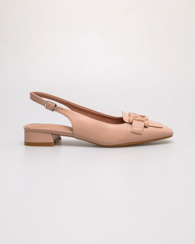 Tomaz FL097 Ladies Chain Slingback Low Heels