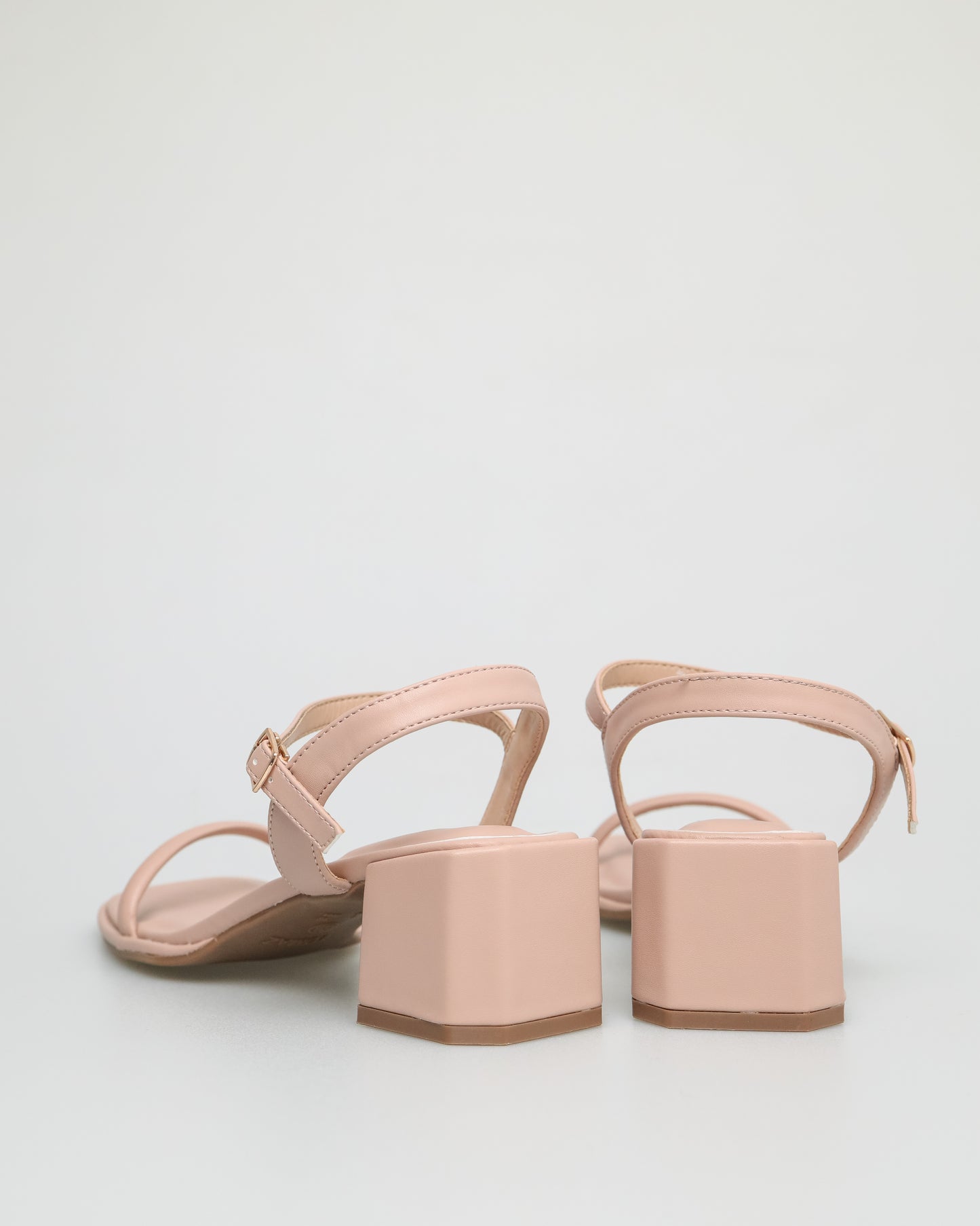 Tomaz NN171 Ladies Ankle Strap Low-Heels (Pink)