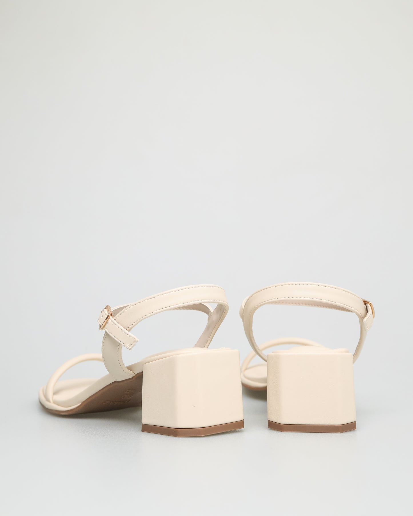 Tomaz NN171 Ladies Ankle Strap Low-Heels (Cream)
