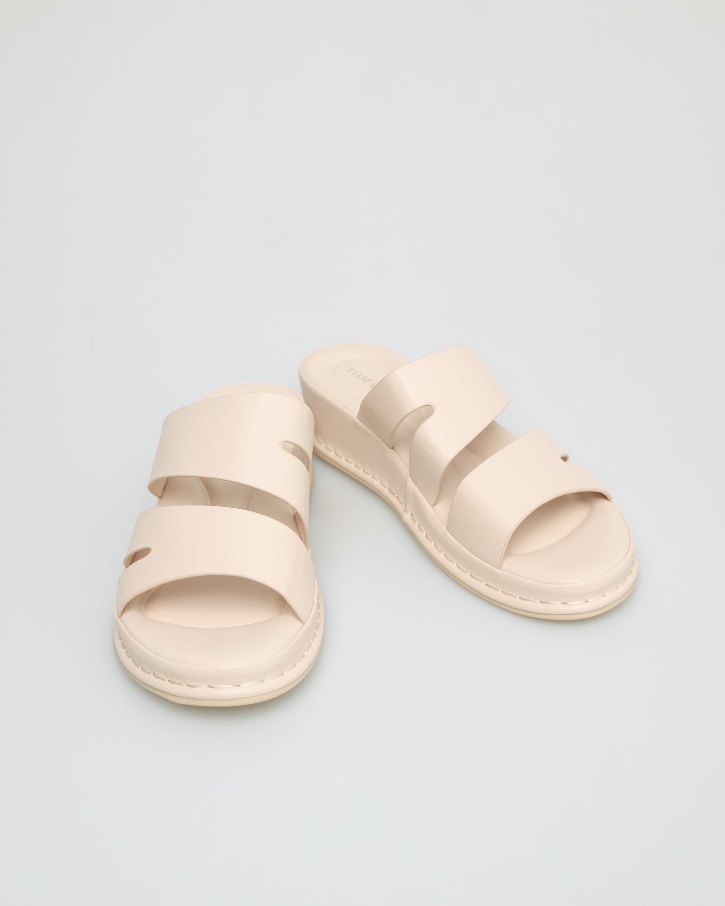 Tomaz NN195 Ladies Solid Tone Sandals (Cream)