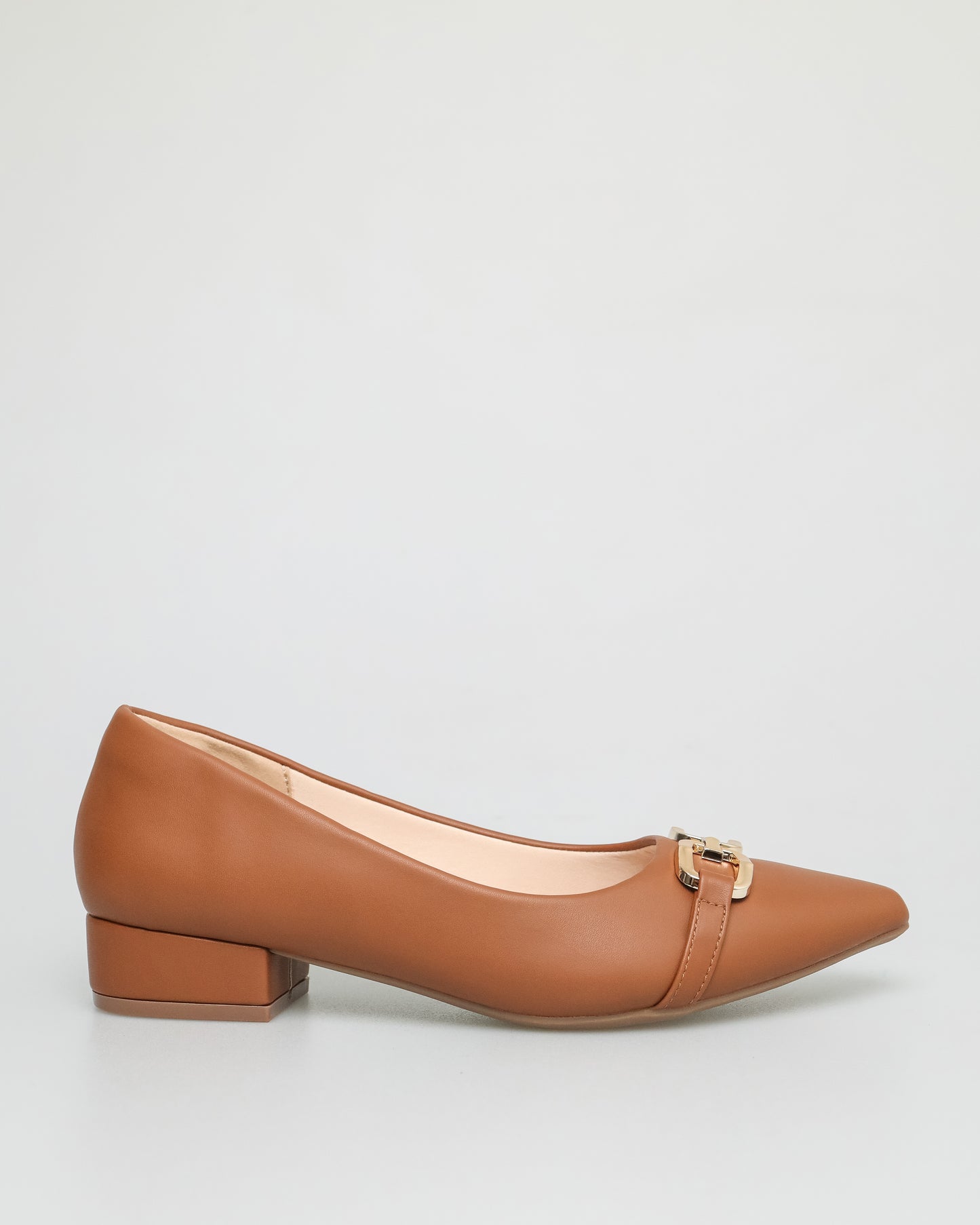 Tomaz NN229 Ladies Pointy Low Heels (Brown)