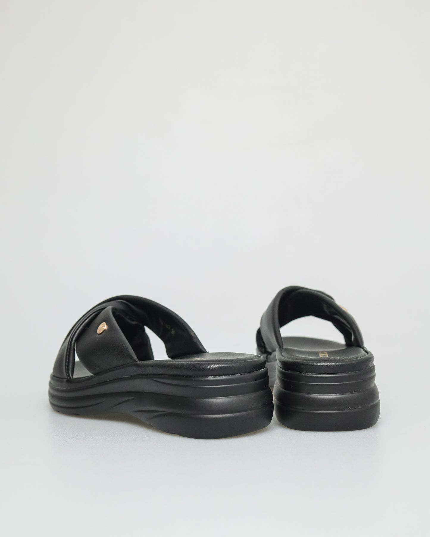 Tomaz NN187 Ladies Platform Thick Sandals (Black)