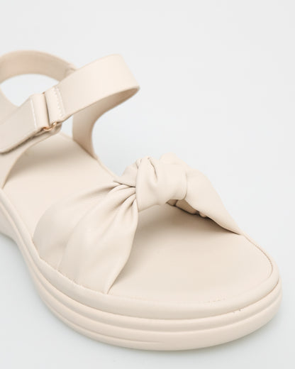 Tomaz NN188 Ladies Knot Strap Sandals (Beige)