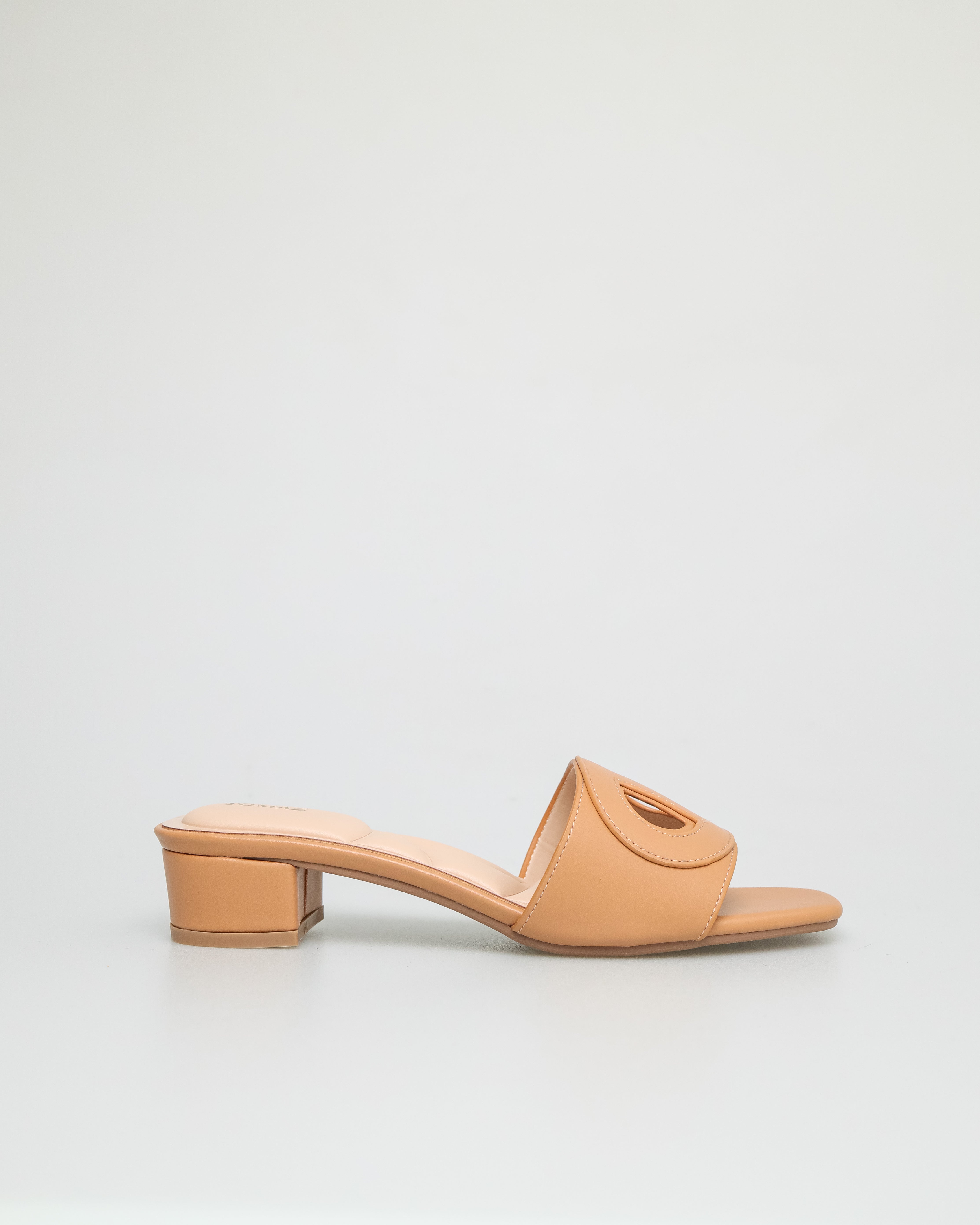 Tomaz NN208 Ladies Slide Low Heels (Camel)