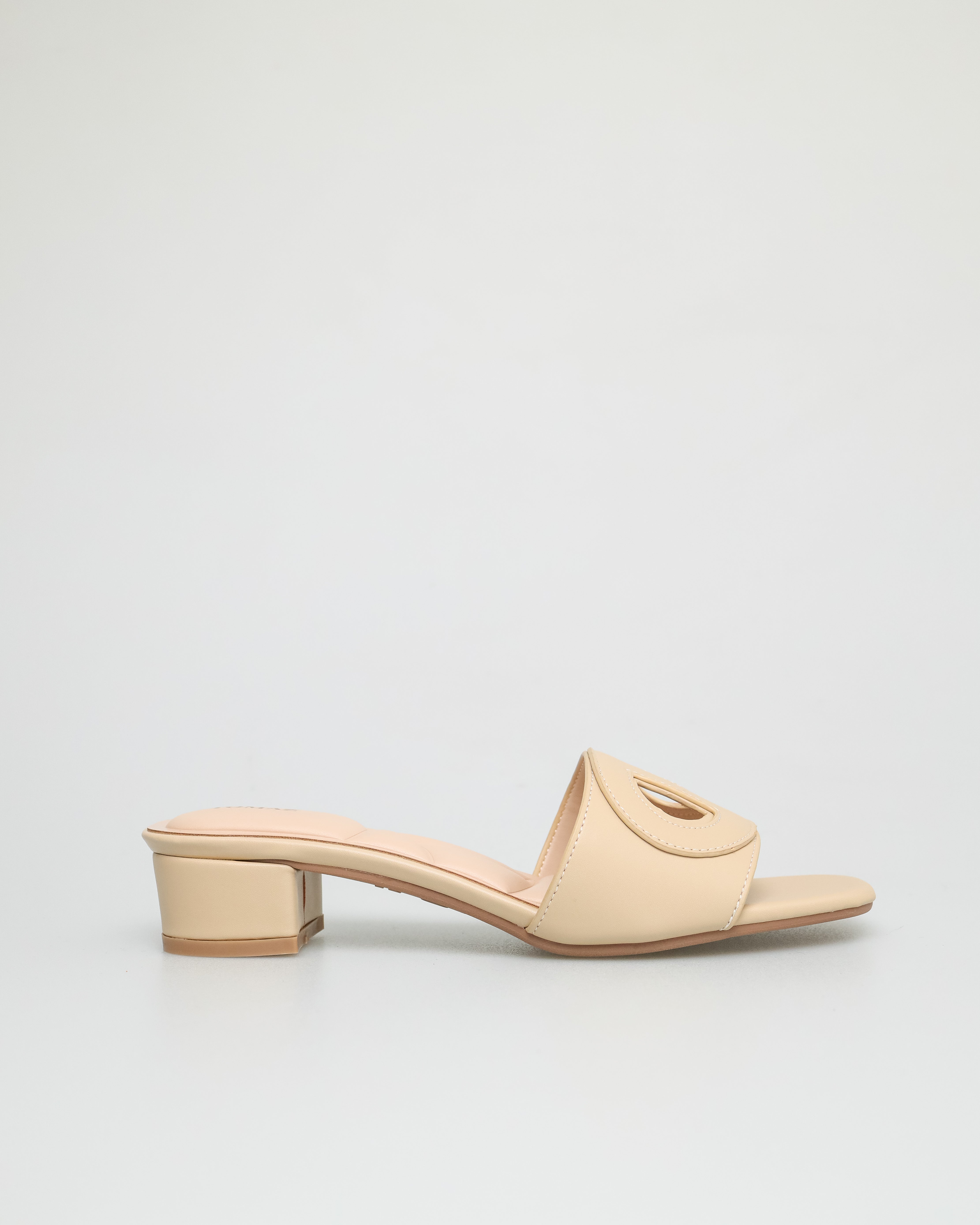 Tomaz NN208 Ladies Slide Low Heels (Beige)