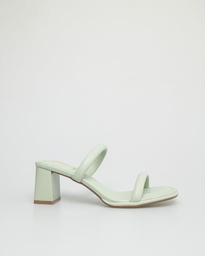 Tomaz NN173 Ladies Strappy Block Heels (Green)