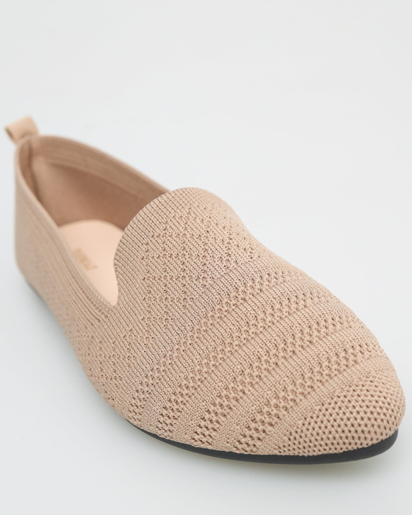 Tomaz YX102 Ladies Fly Knit Flats (Nude)